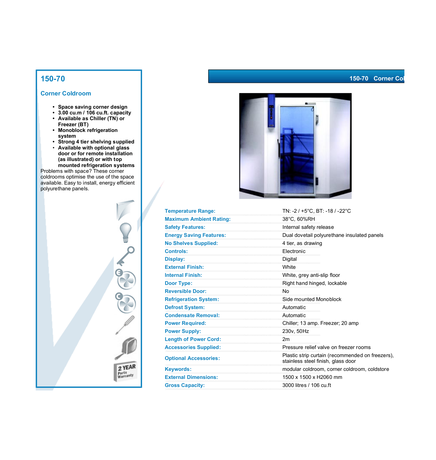 Valera 150-70 DATASHEET