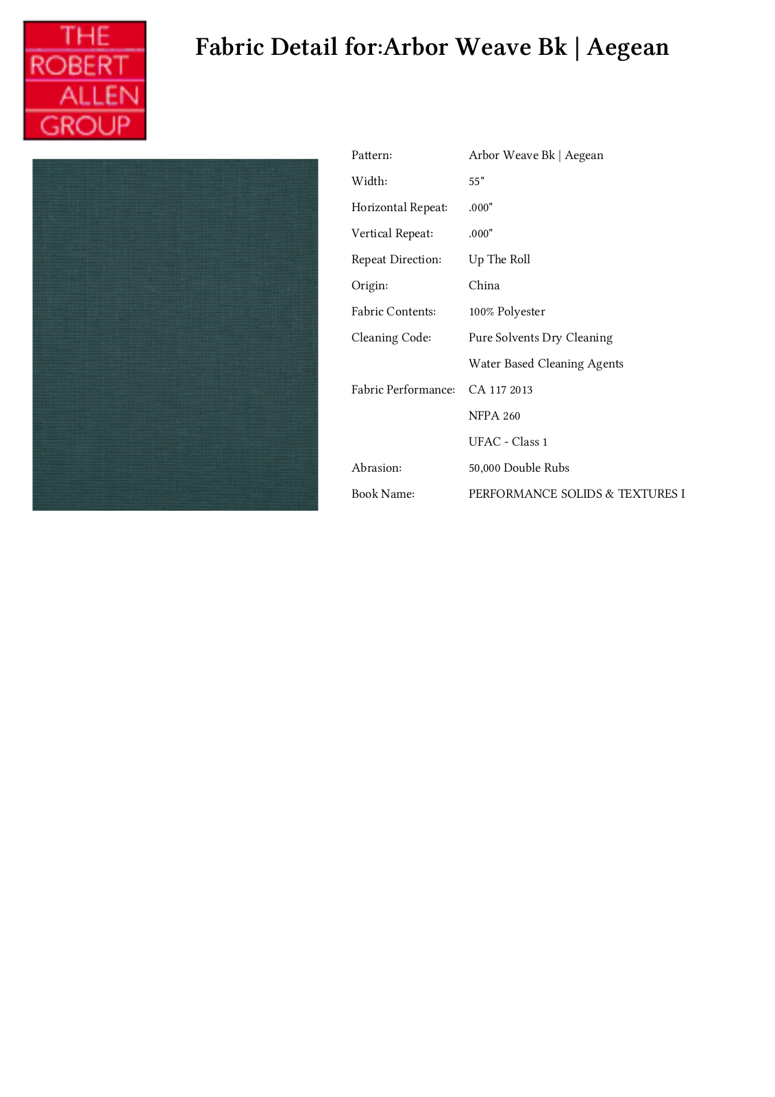 Robert Allen RALF1910 Specifications - ManualMachine.com