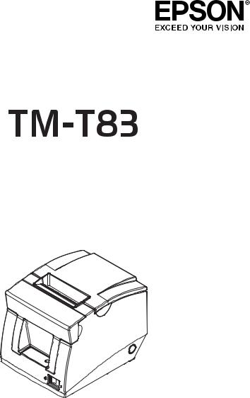 Epson TM-T83 User's Manual