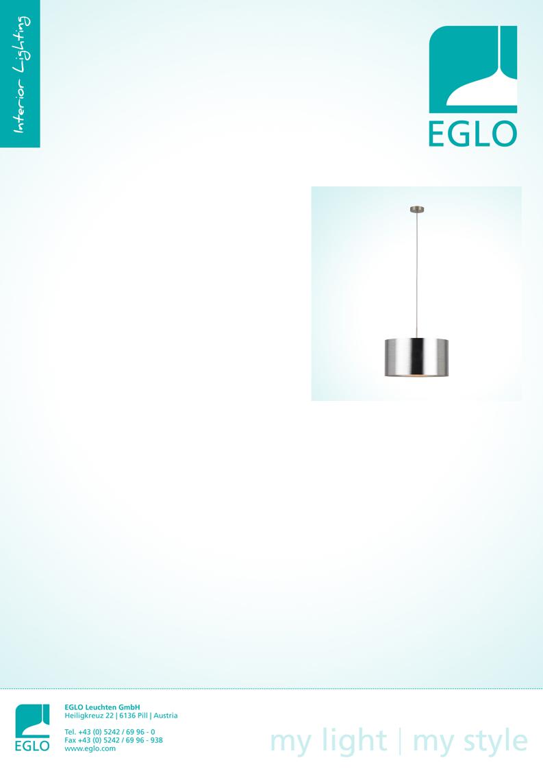 Eglo 39352 Service Manual