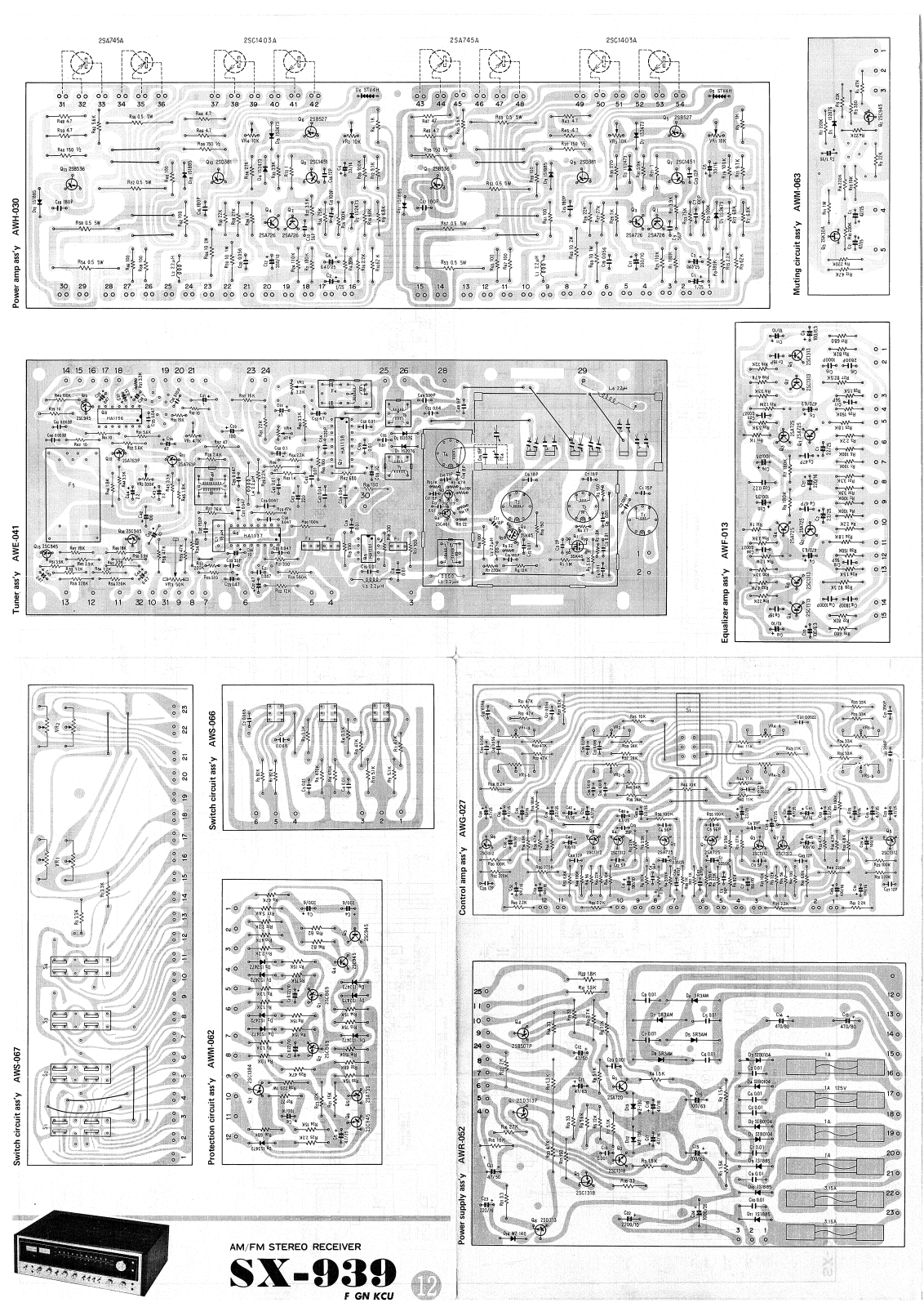 Pioneer SX-939 Service Manual