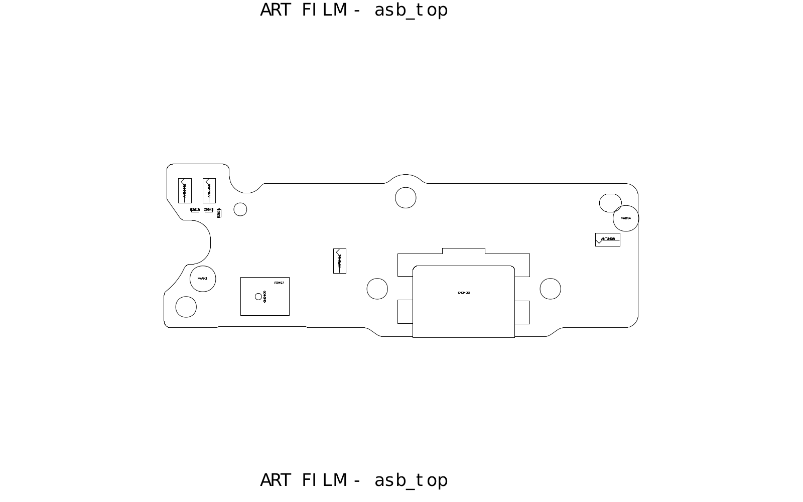 Huawei Honor 7A, DUA-L22 Schematics Sub Board Bitmap