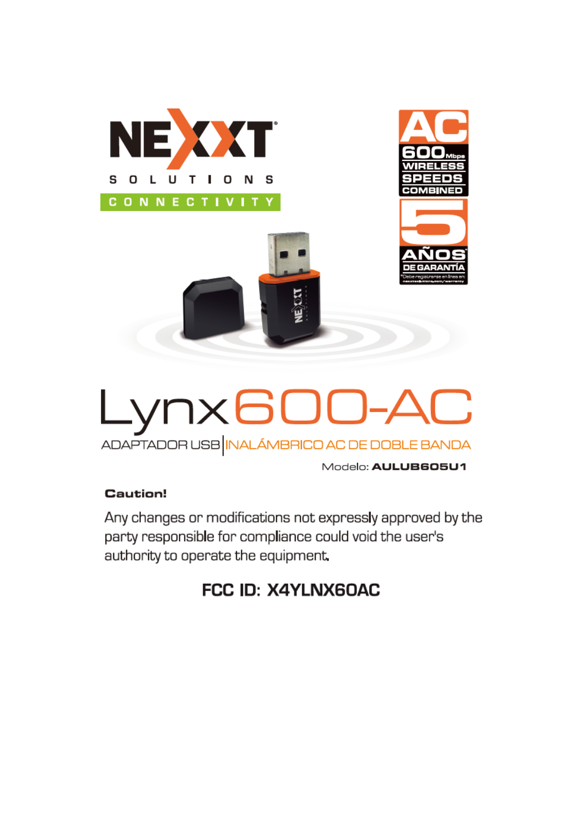 NEXXT SOLUTIONS LNX60AC User Manual