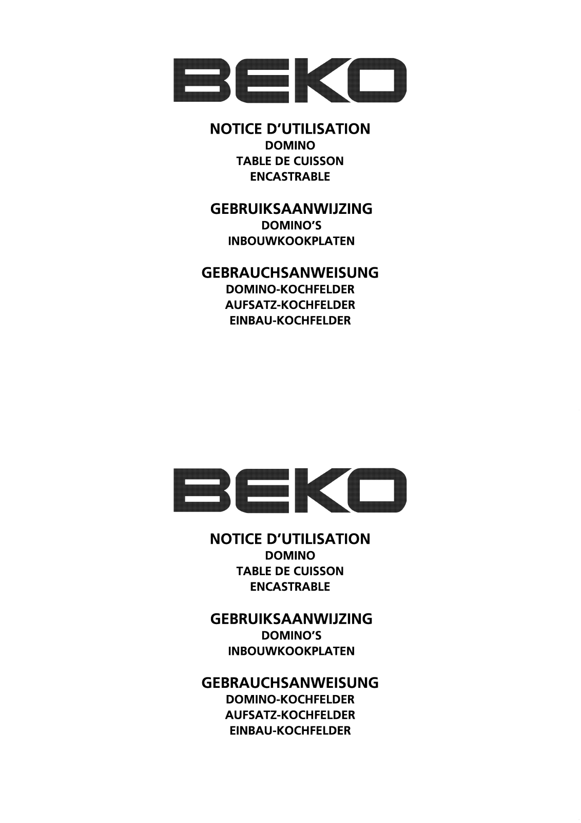 BEKO HDE32200W User Manual