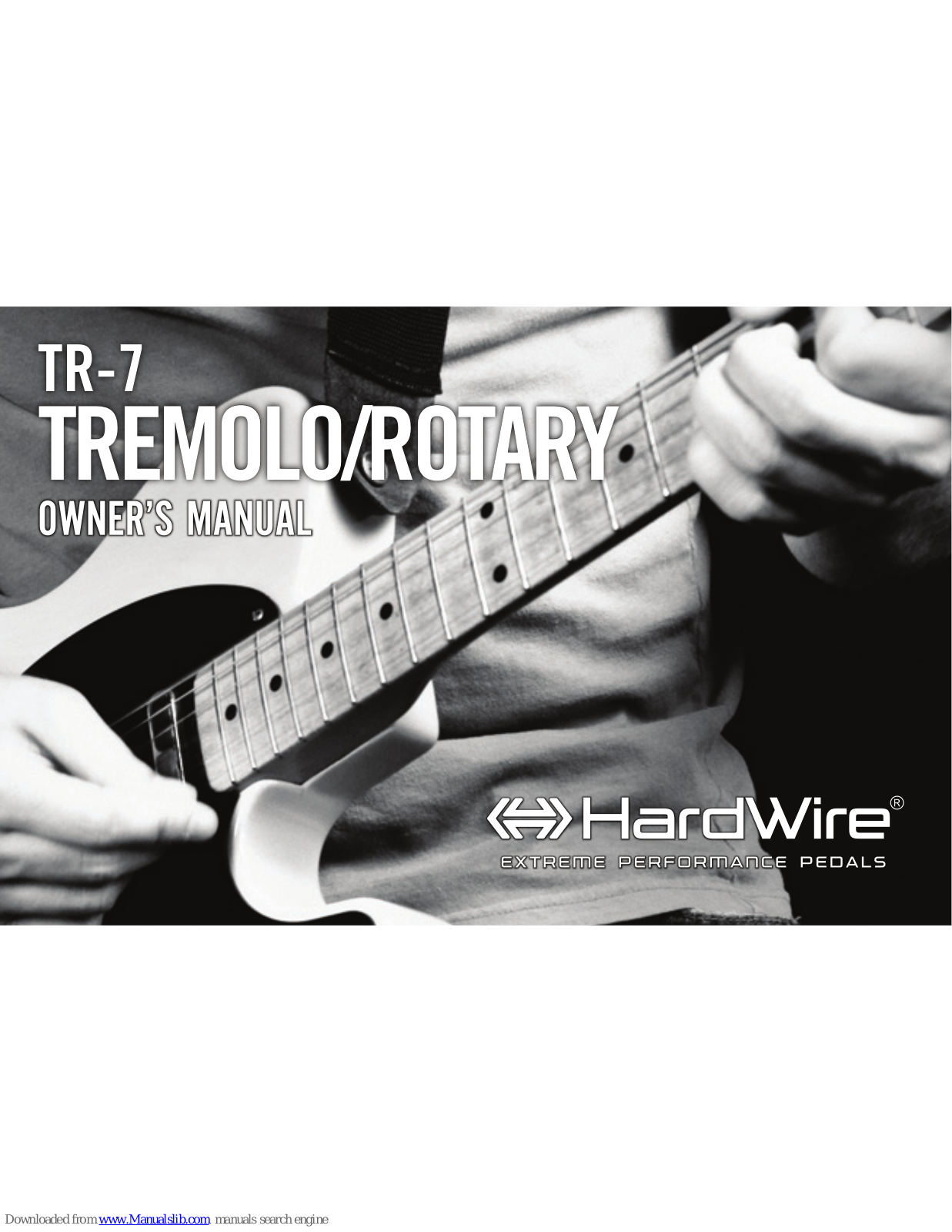 Harman Music Group HardWire TR-7 Owner's Manual