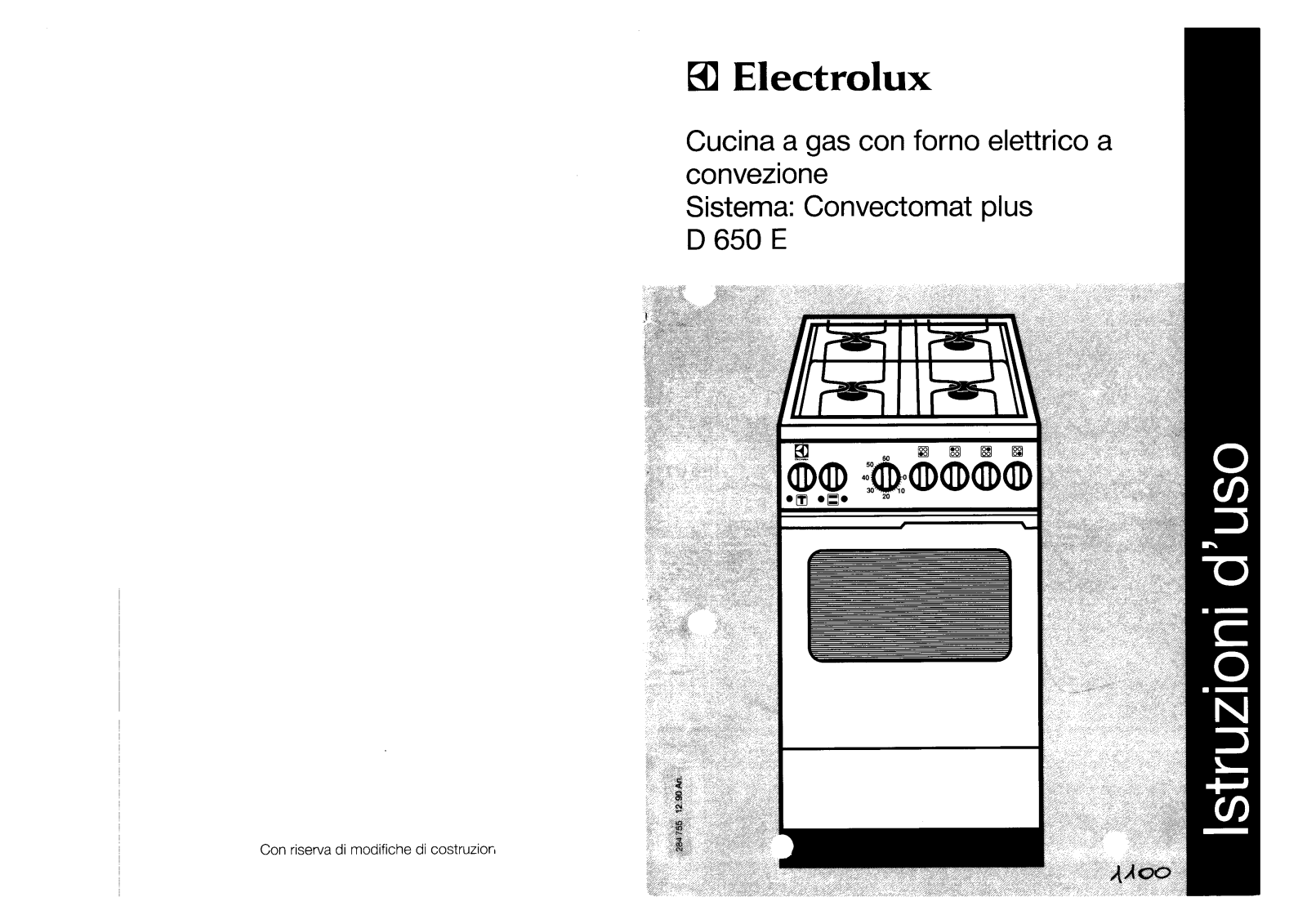 Electolux D650E User Manual