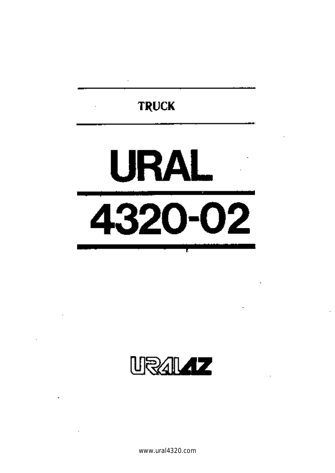 Ural 4320, 4420 Service manual