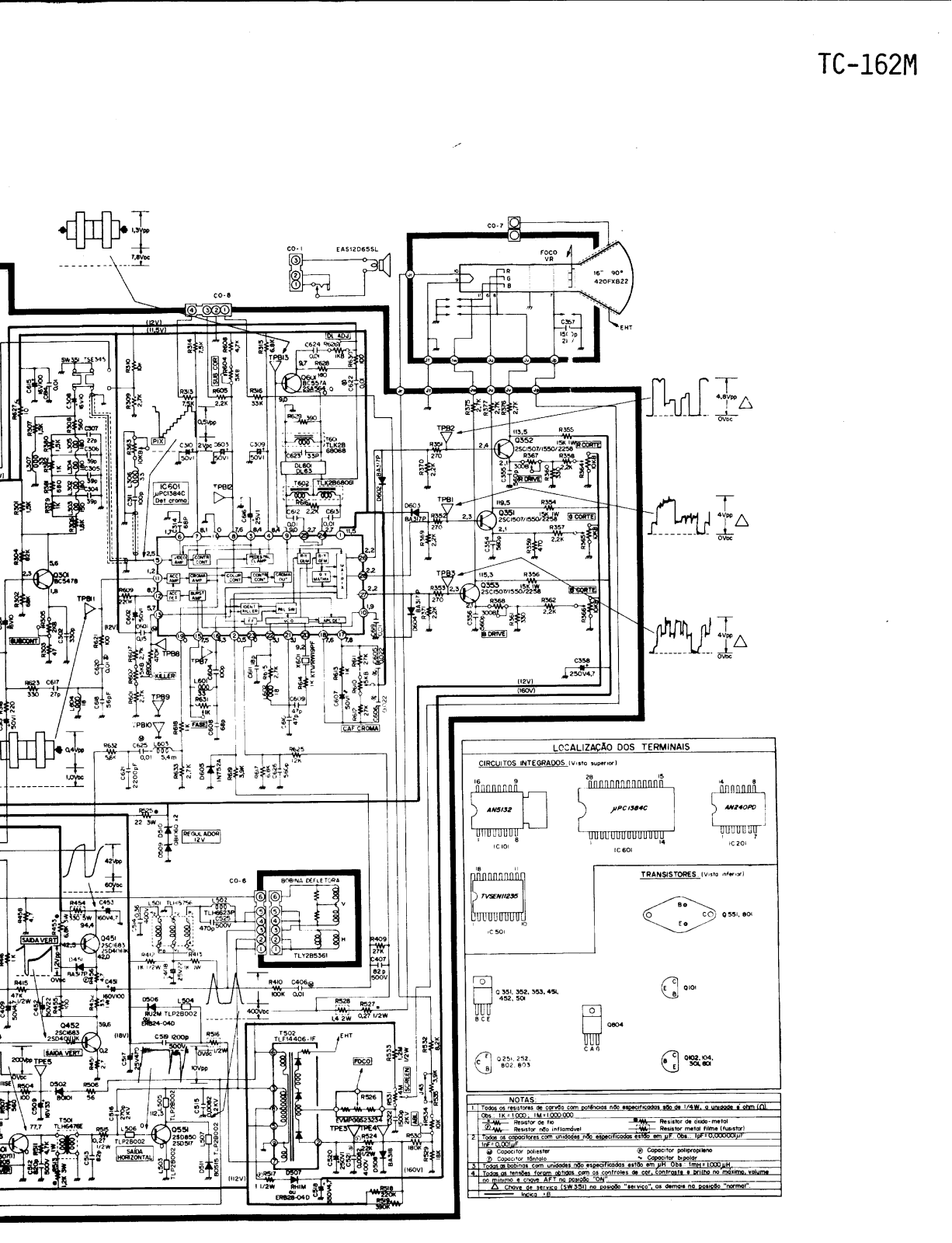 National TC-162M Schematic