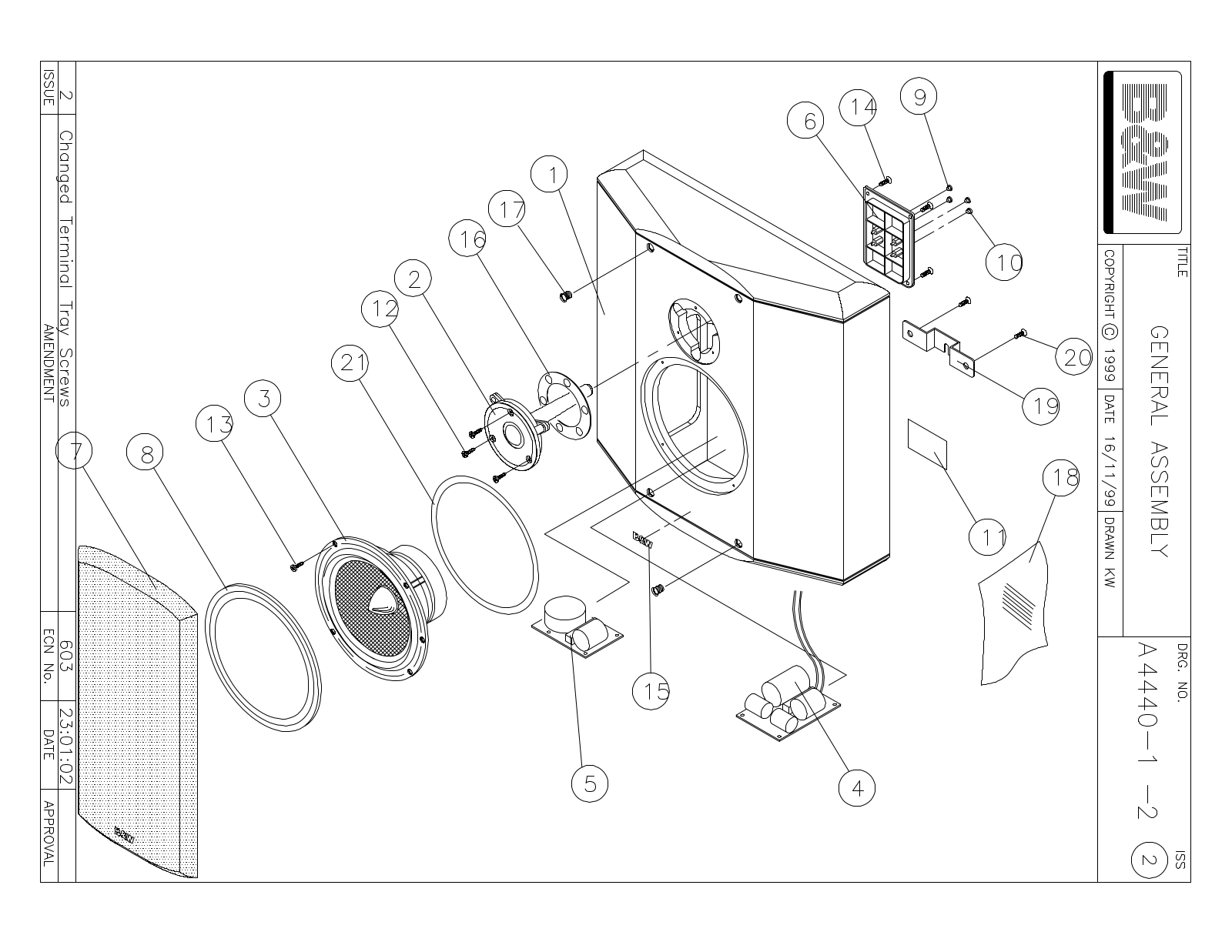 Bowers and Wilkins CDMSNT Service manual