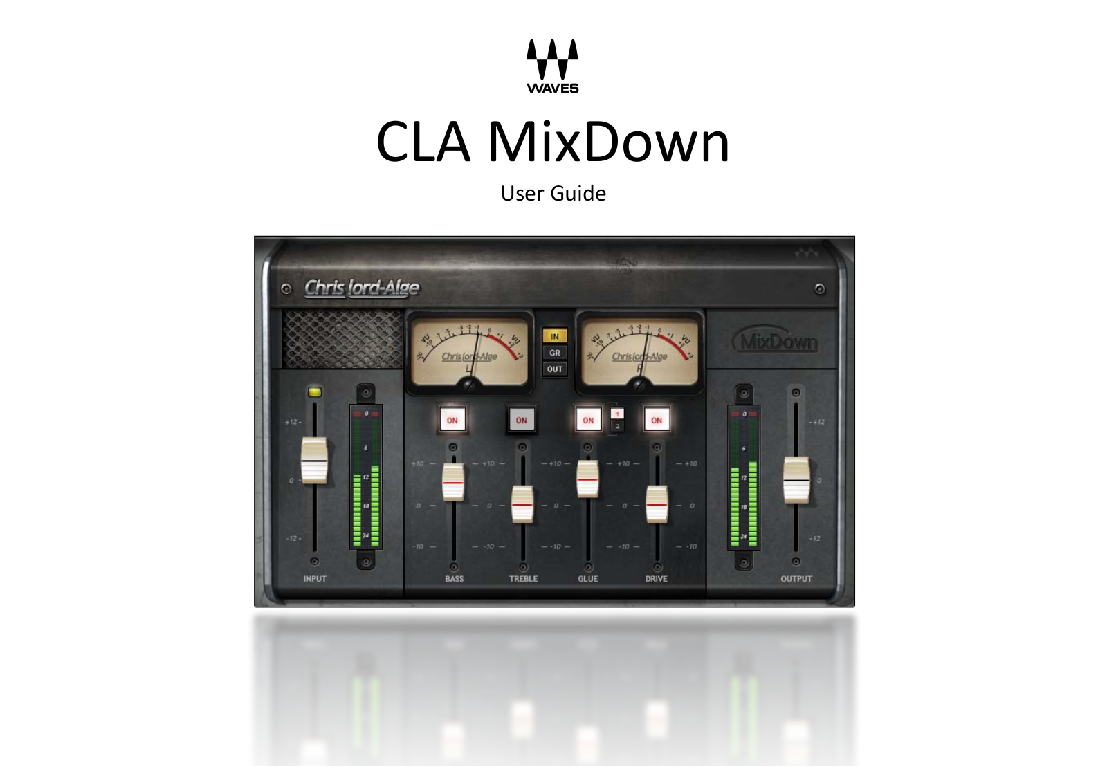 Waves Audio CLA MixDown User Guide