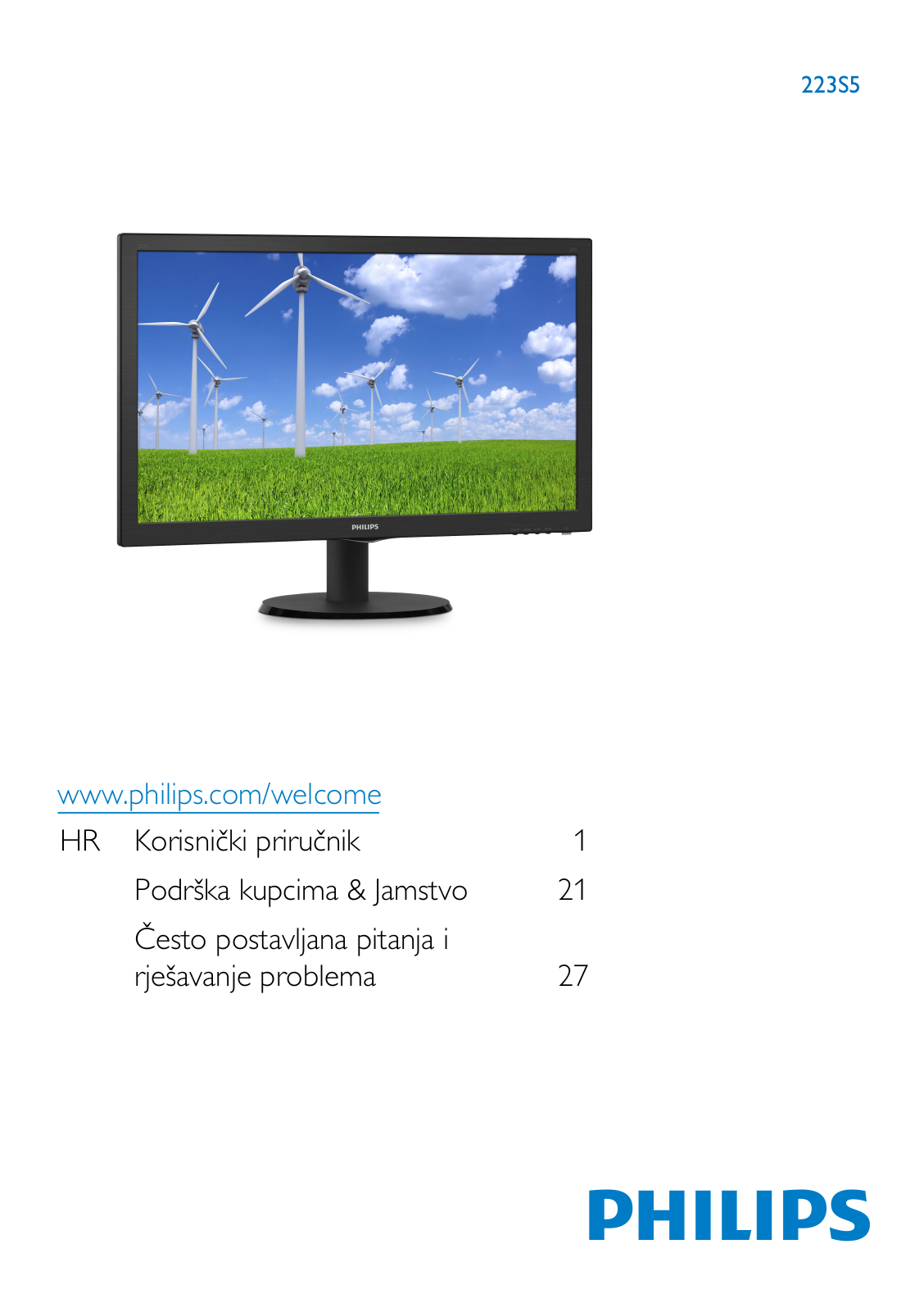Philips 223S5LSB/01 User Guide - ManualMachine.com