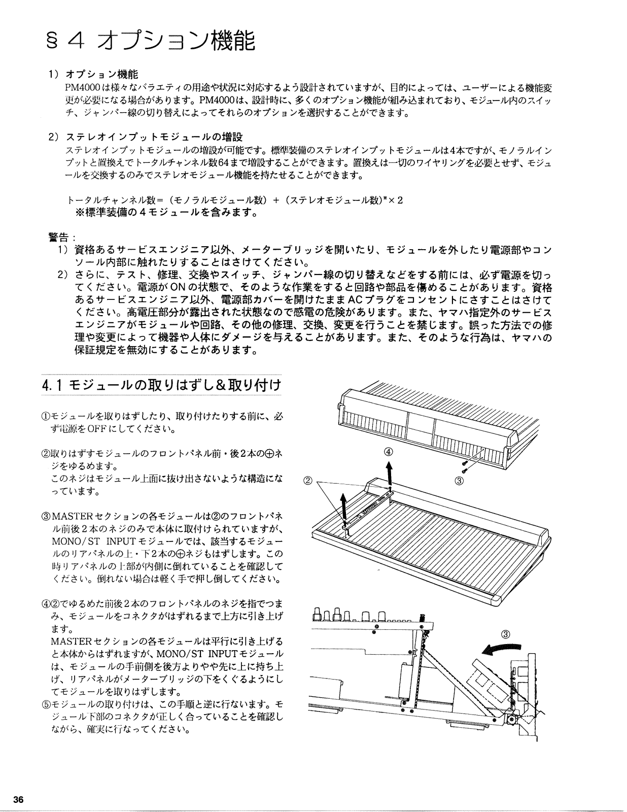 Yamaha PM4000 User Manual