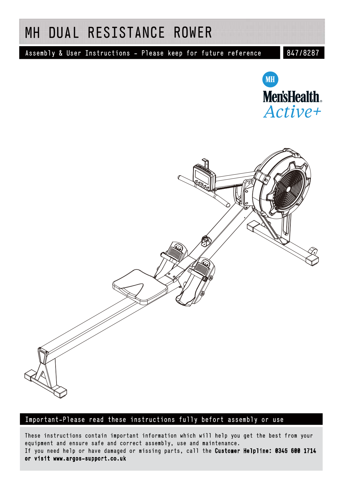 Argos 847/8287 User guide - ManualMachine.com