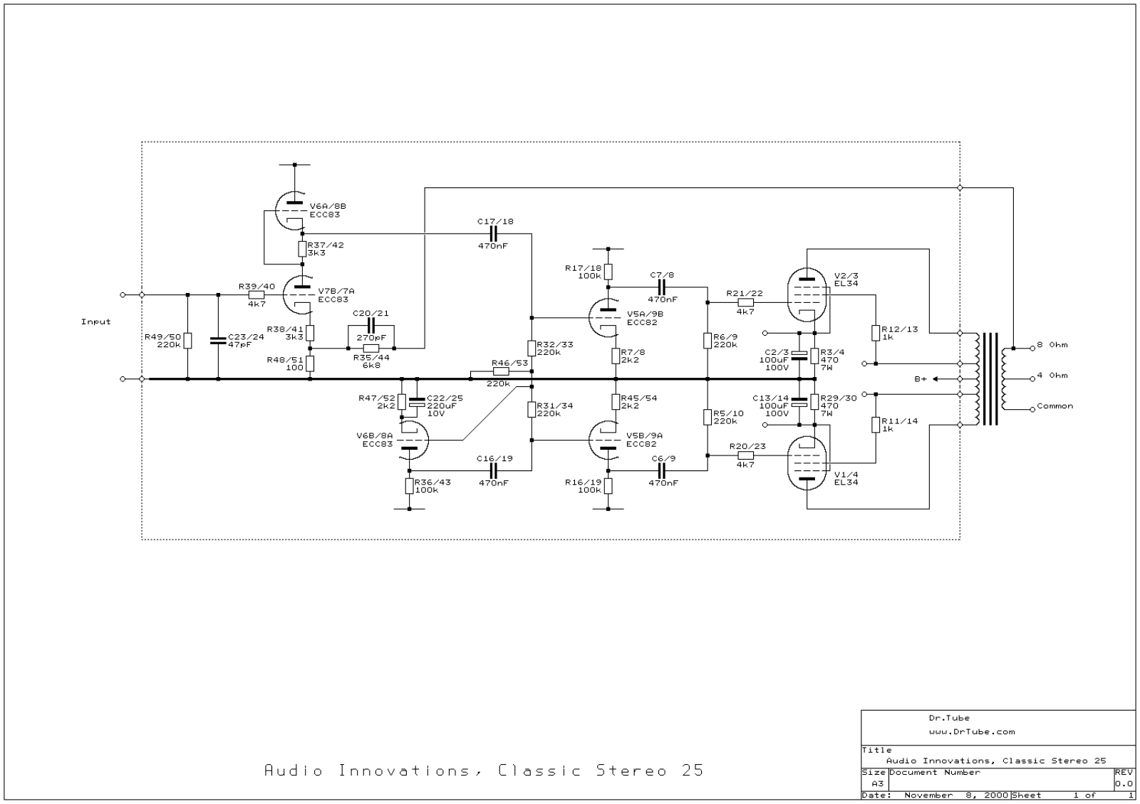 Audio Innovation ai 25 schematic