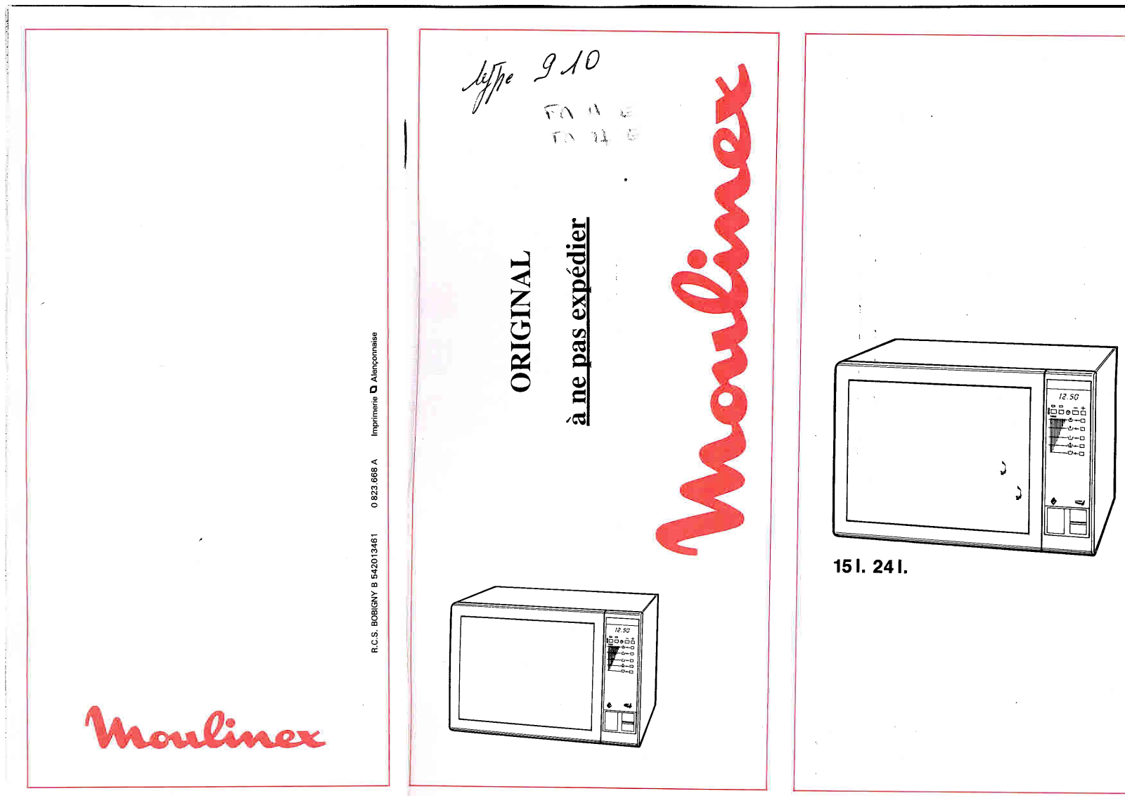 MOULINEX FM 27 E, FM17 E User Manual