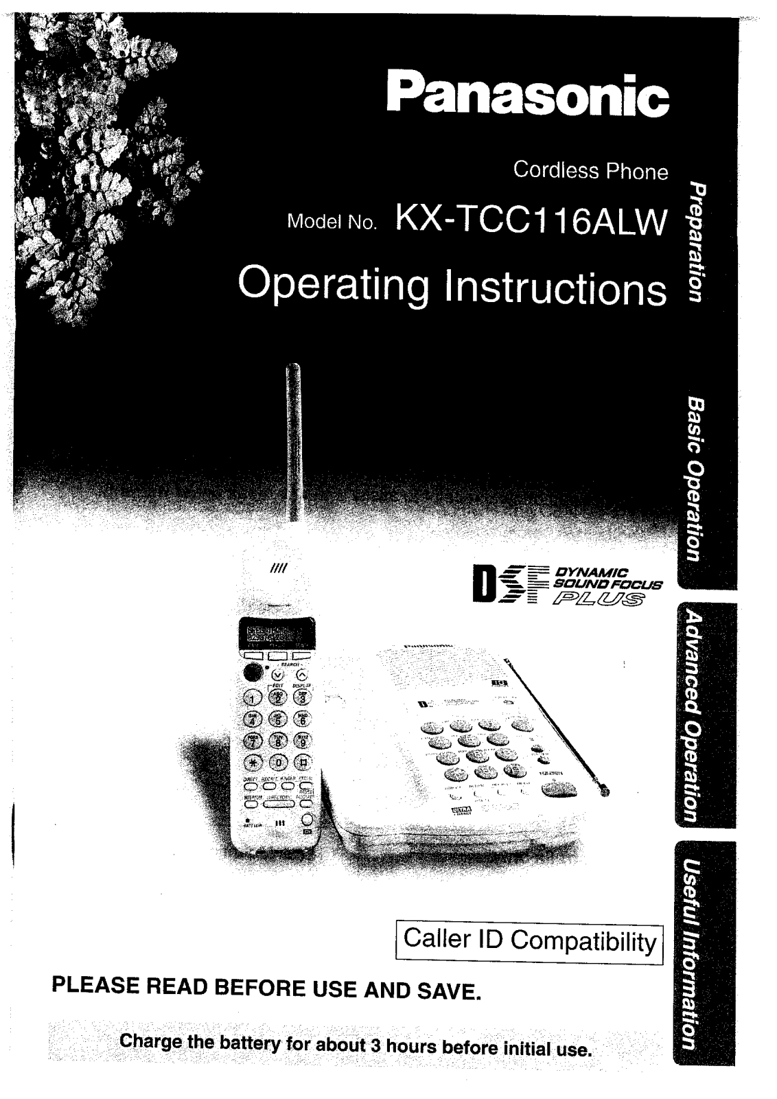 Panasonic KX-TCC116ALW User Manual