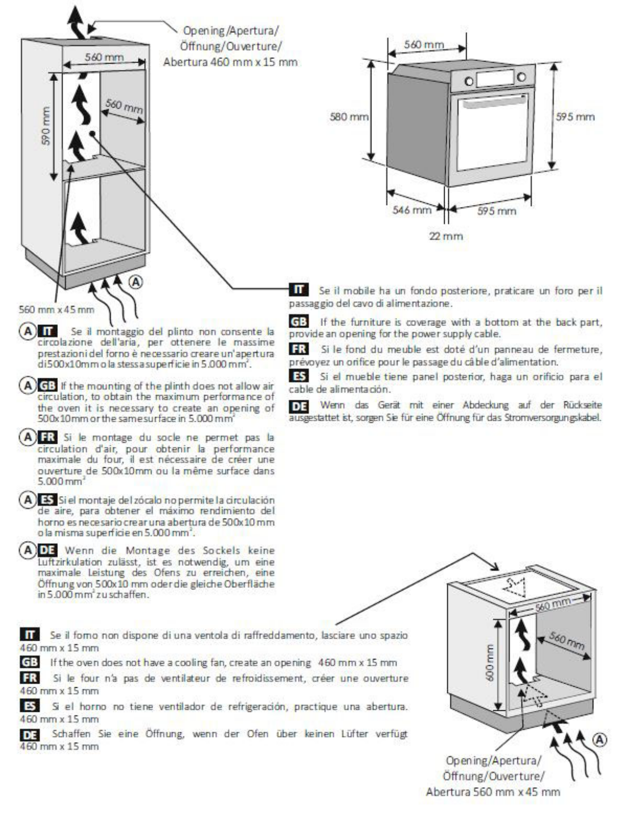 Candy FCTK626XL Assembly instructions