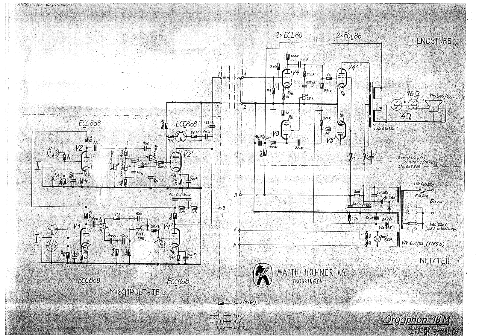 Hohner orgaphon 18m schematic