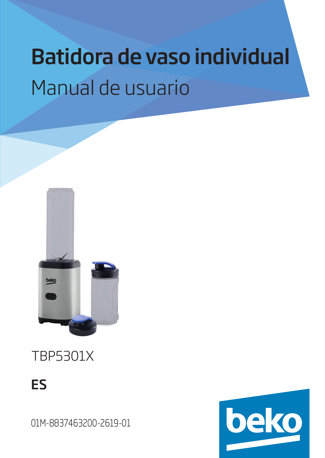 Beko TBP5301X User manual