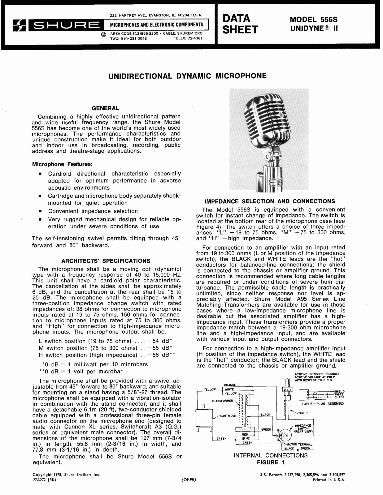 Shure 556S User Guide - ManualMachine.com