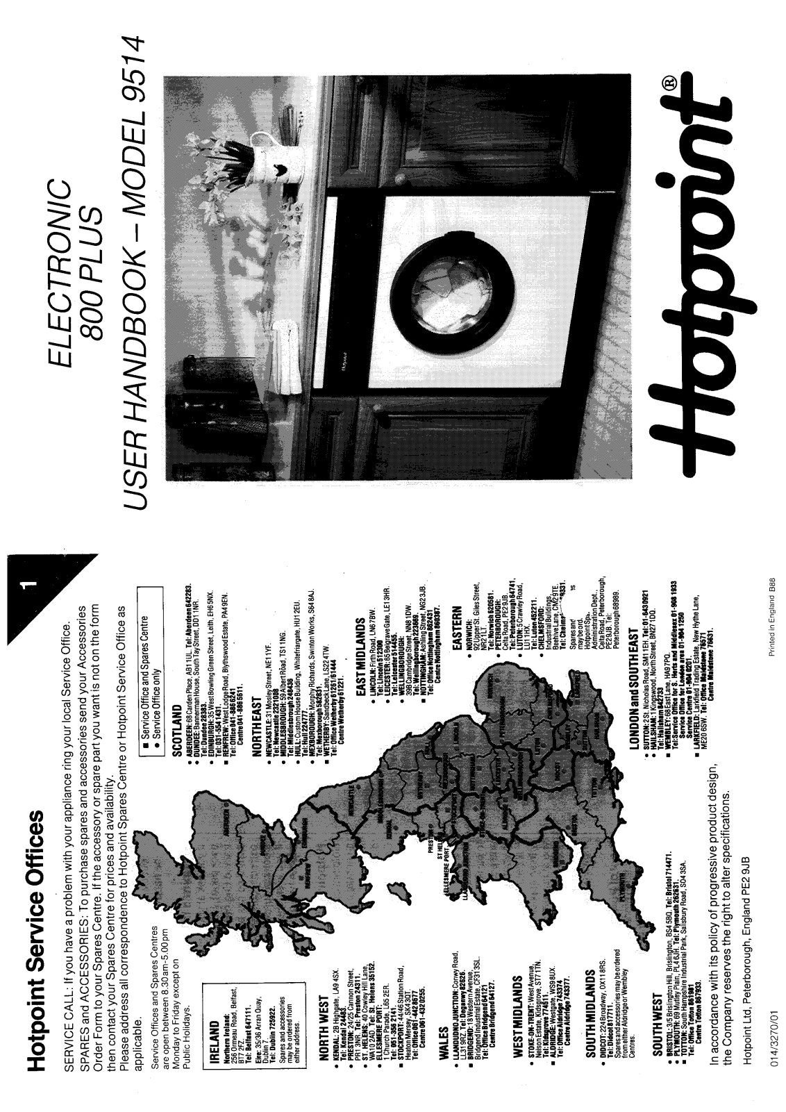 Hotpoint-Ariston HB9514 User Manual