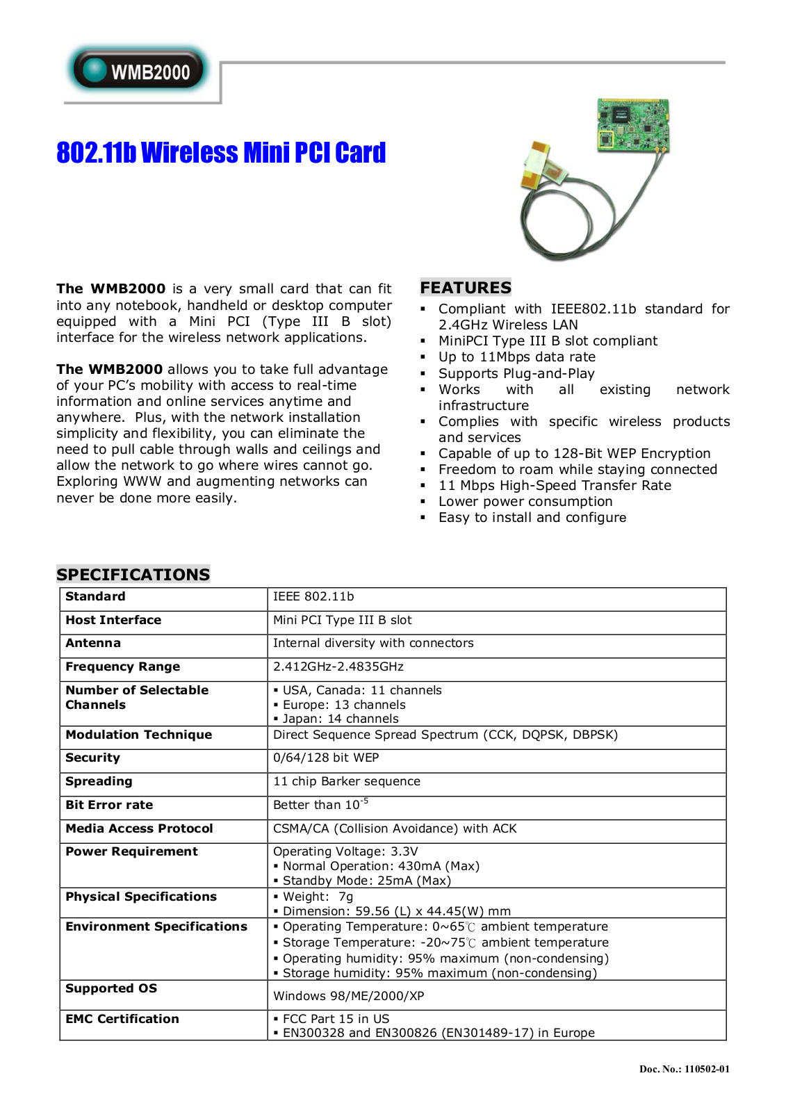 Abocom WMB2000 User Manual