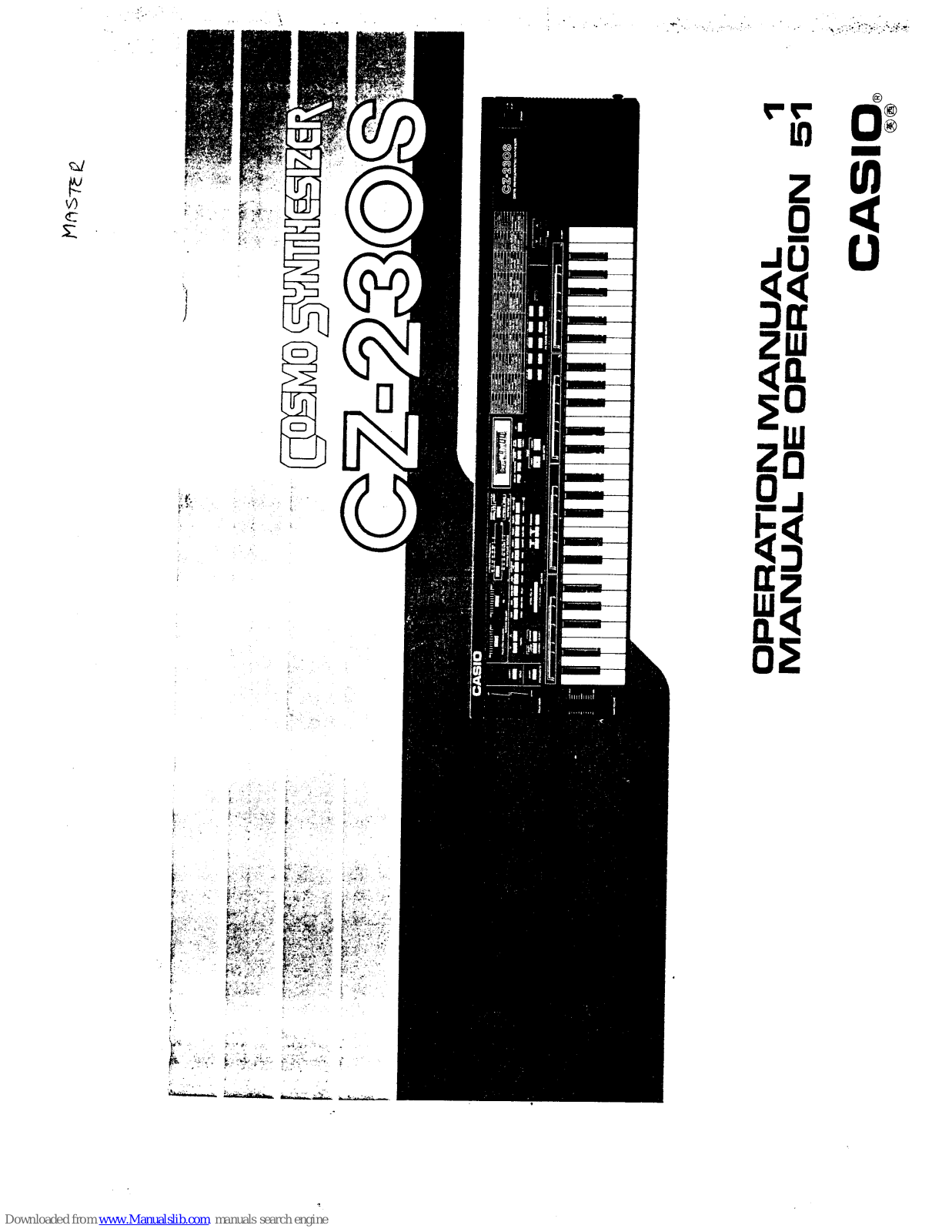 Casio Cosmo CZ-230S Operation Manual