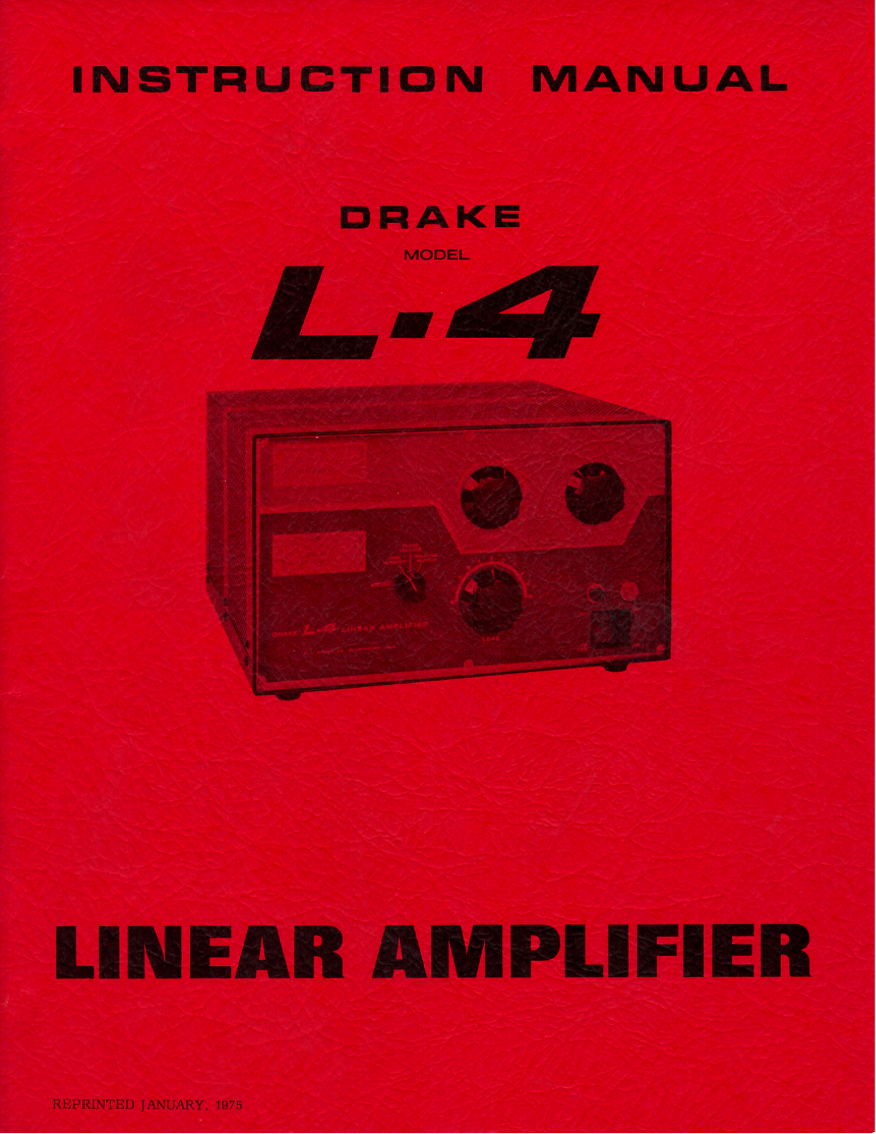 Drake L-4 Service manual