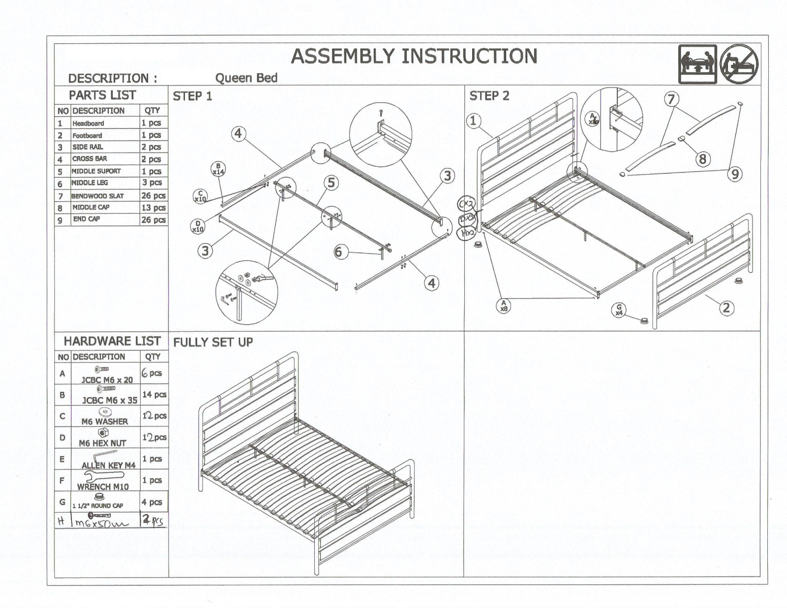 Isabelle & Max W000118326 Assembly Instruction