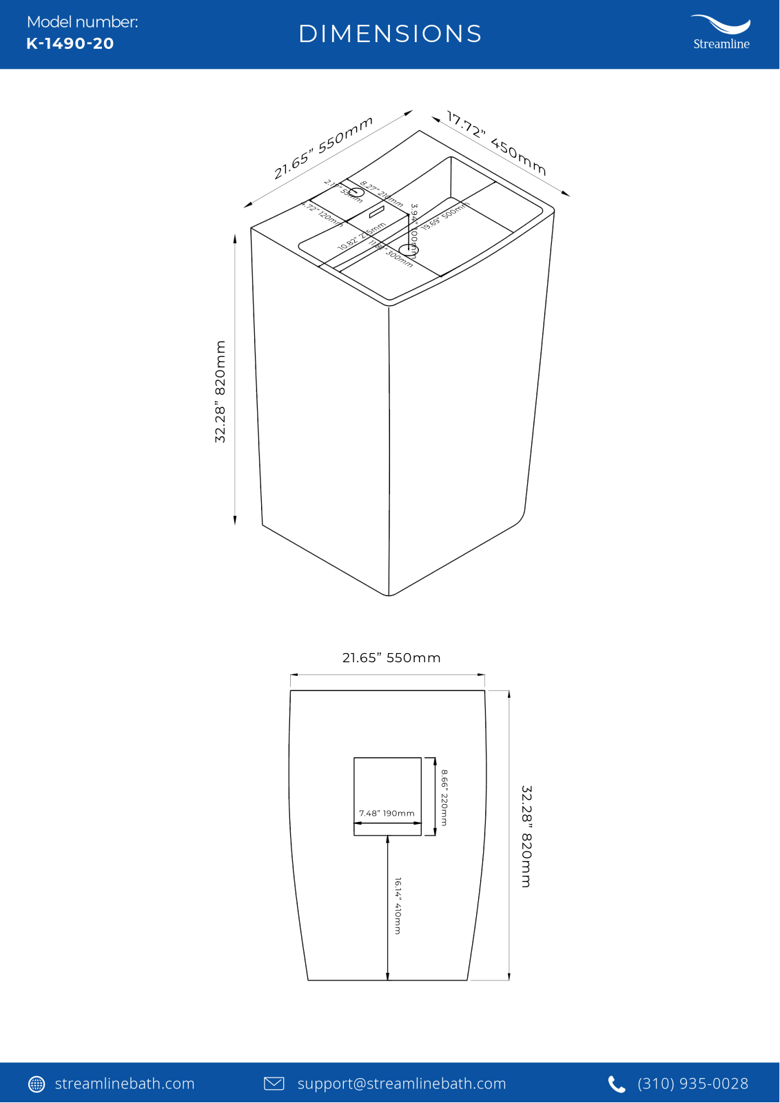 Streamline Bath SLBH7756 Specifications - ManualMachine.com