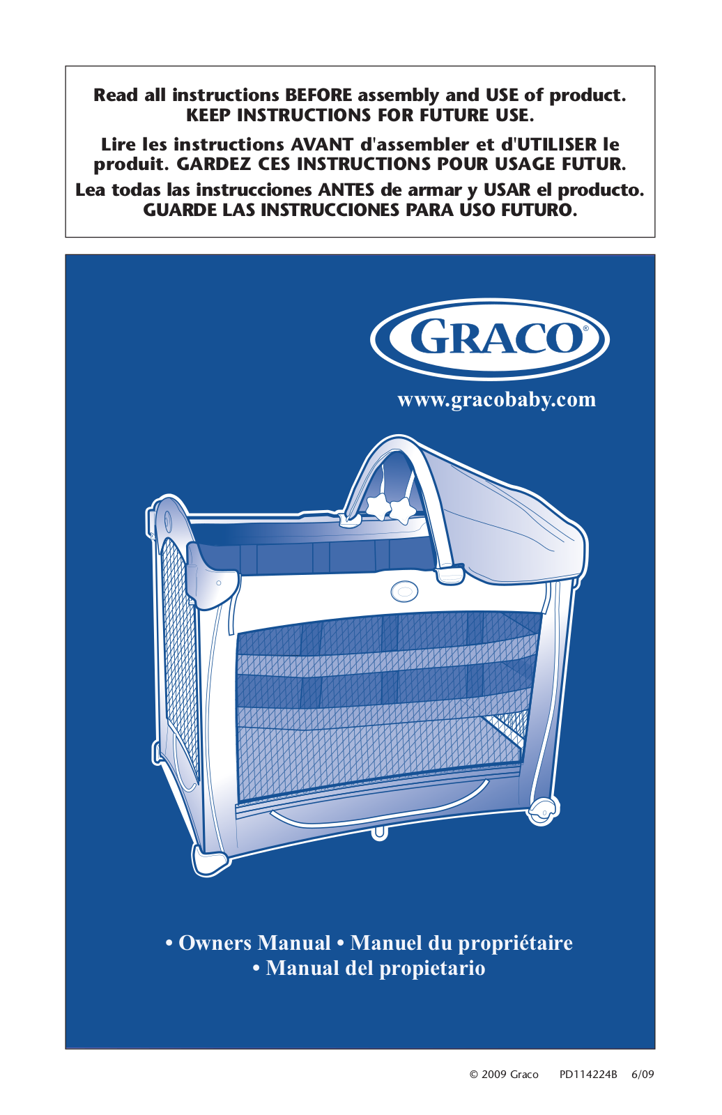 Graco Travel Lite PD114224B, Travel Lite 1757431 User Manual