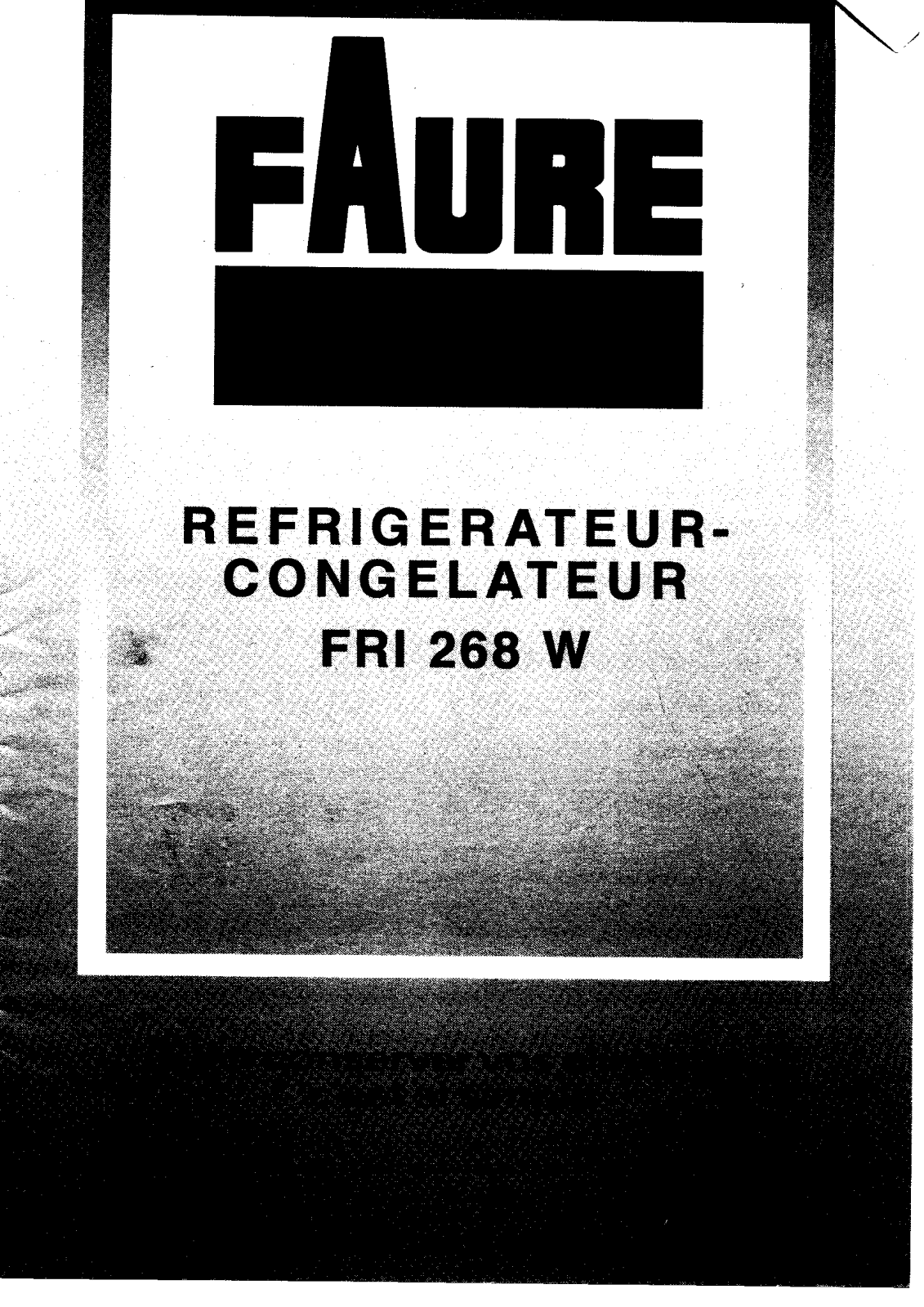 Faure FRI268W User Manual