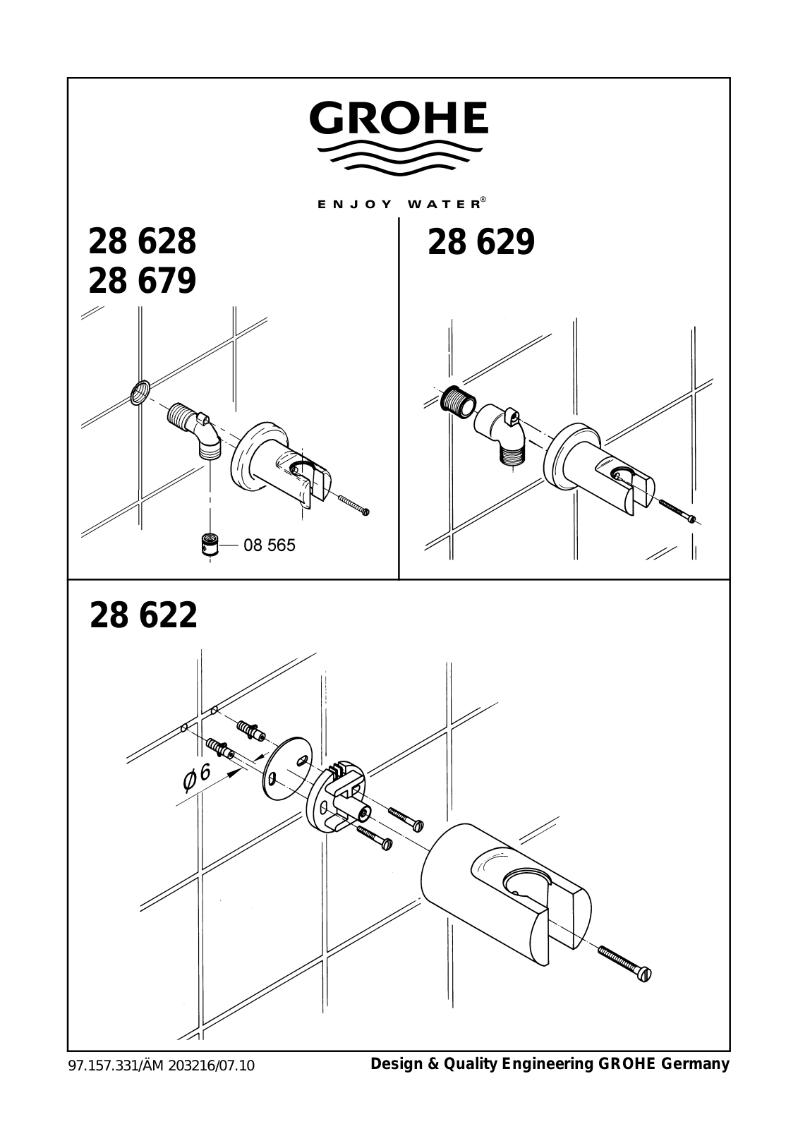 Grohe 26404000 Service Manual