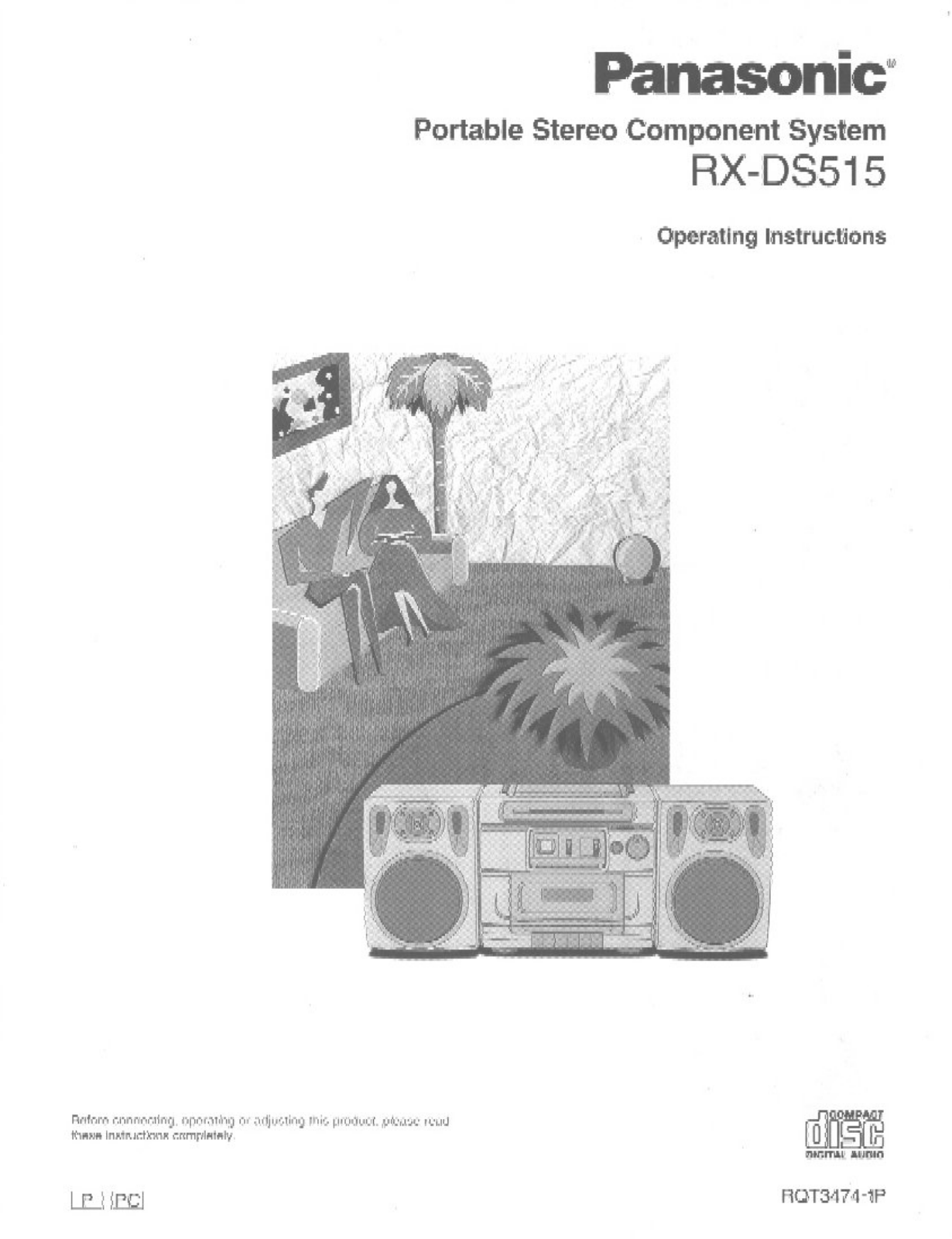 Panasonic RX-DS515 User Manual