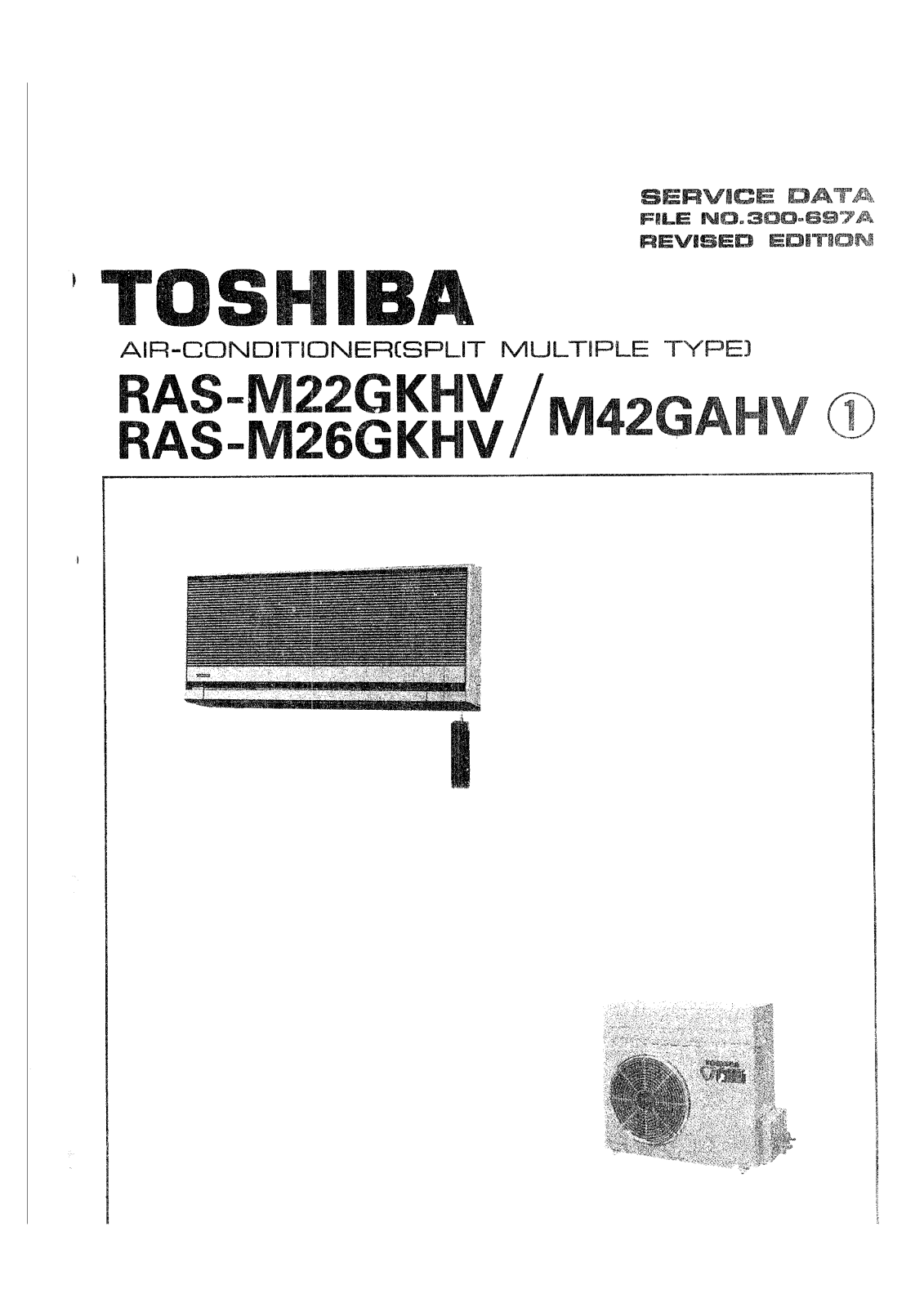 Toshiba RAS-M42GAHV SERVICE MANUAL