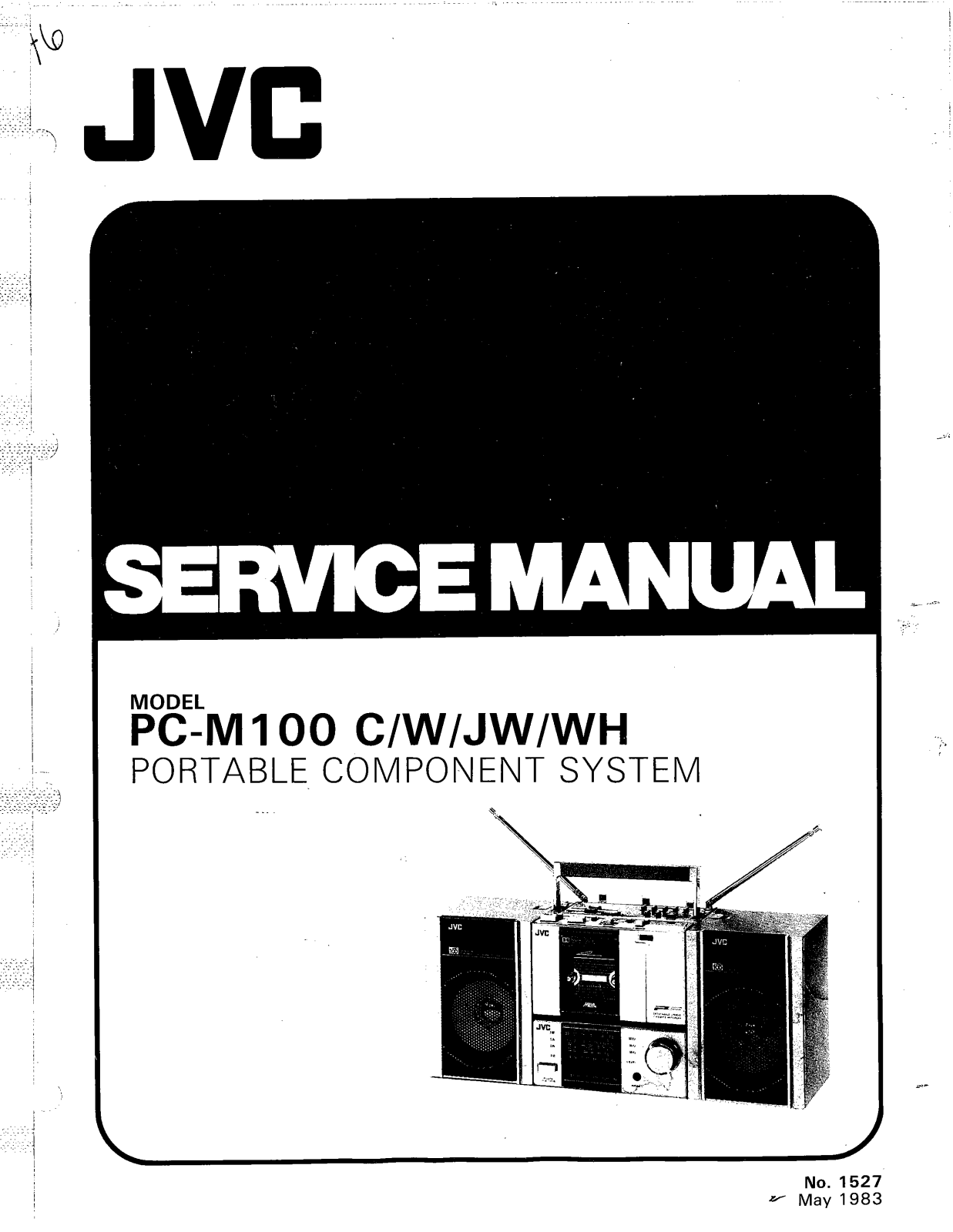 Jvc PC-M100 Service Manual