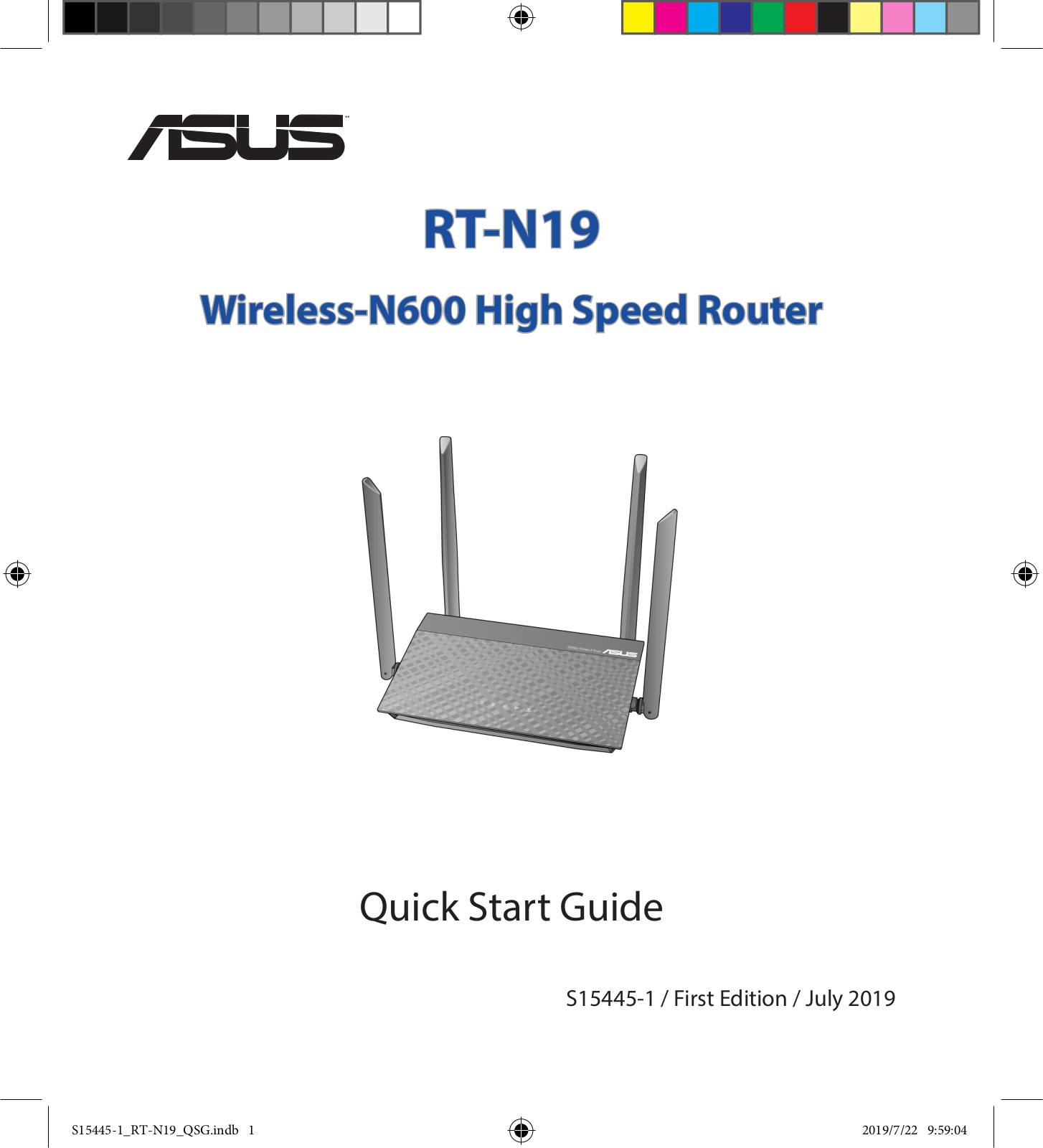 Asus RT-N19 Quick Installation Guide