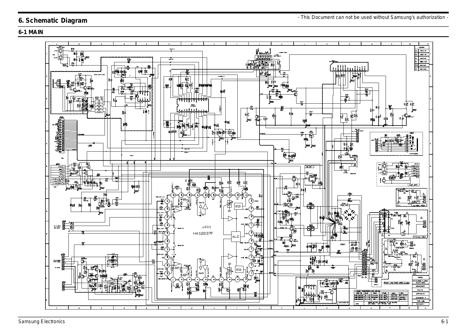 SAMSUNG MAX-ZJ550 Schematic Diagram