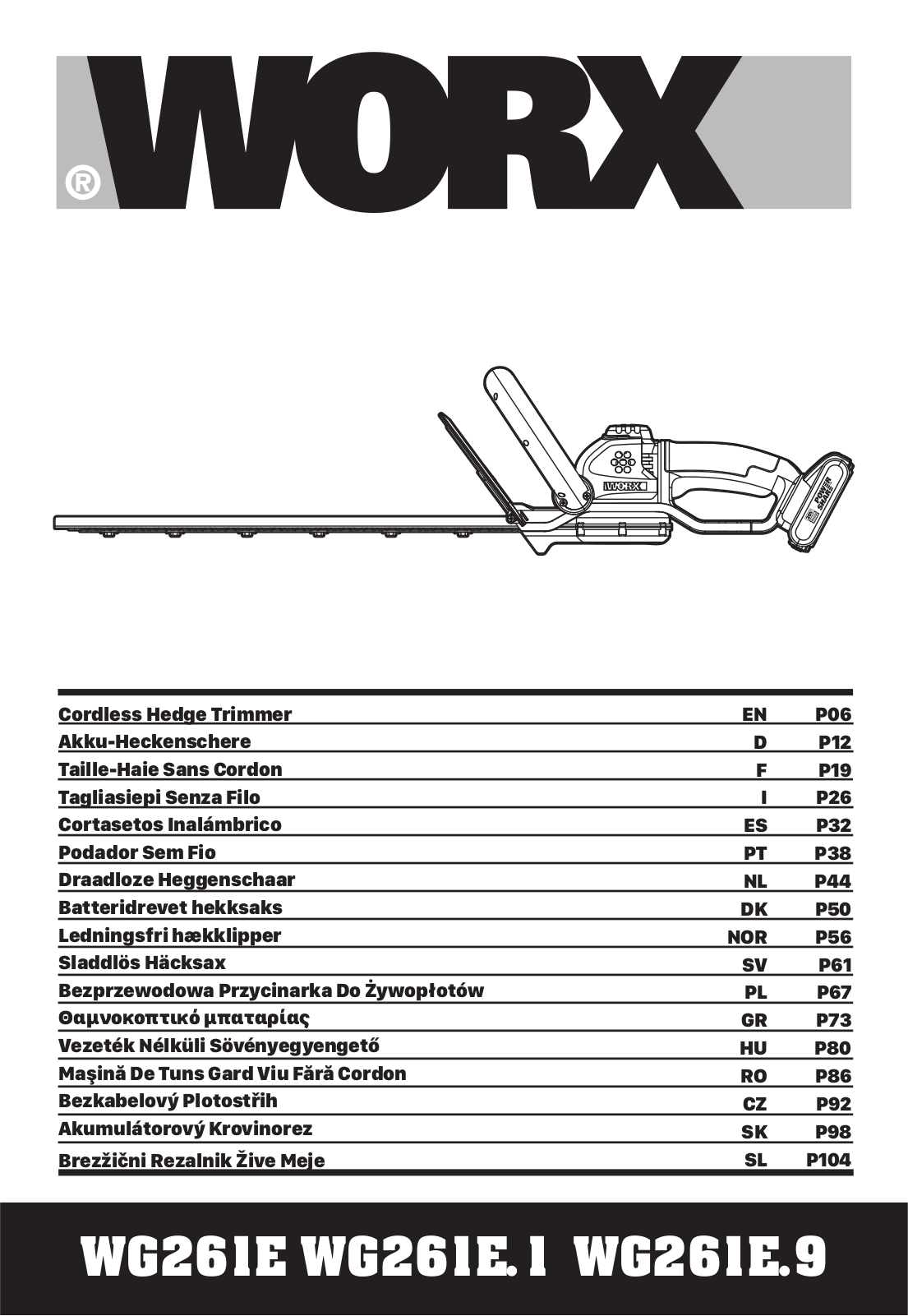Worx WG261E, WG261E.1, WG261E.9 User guide - ManualMachine.com