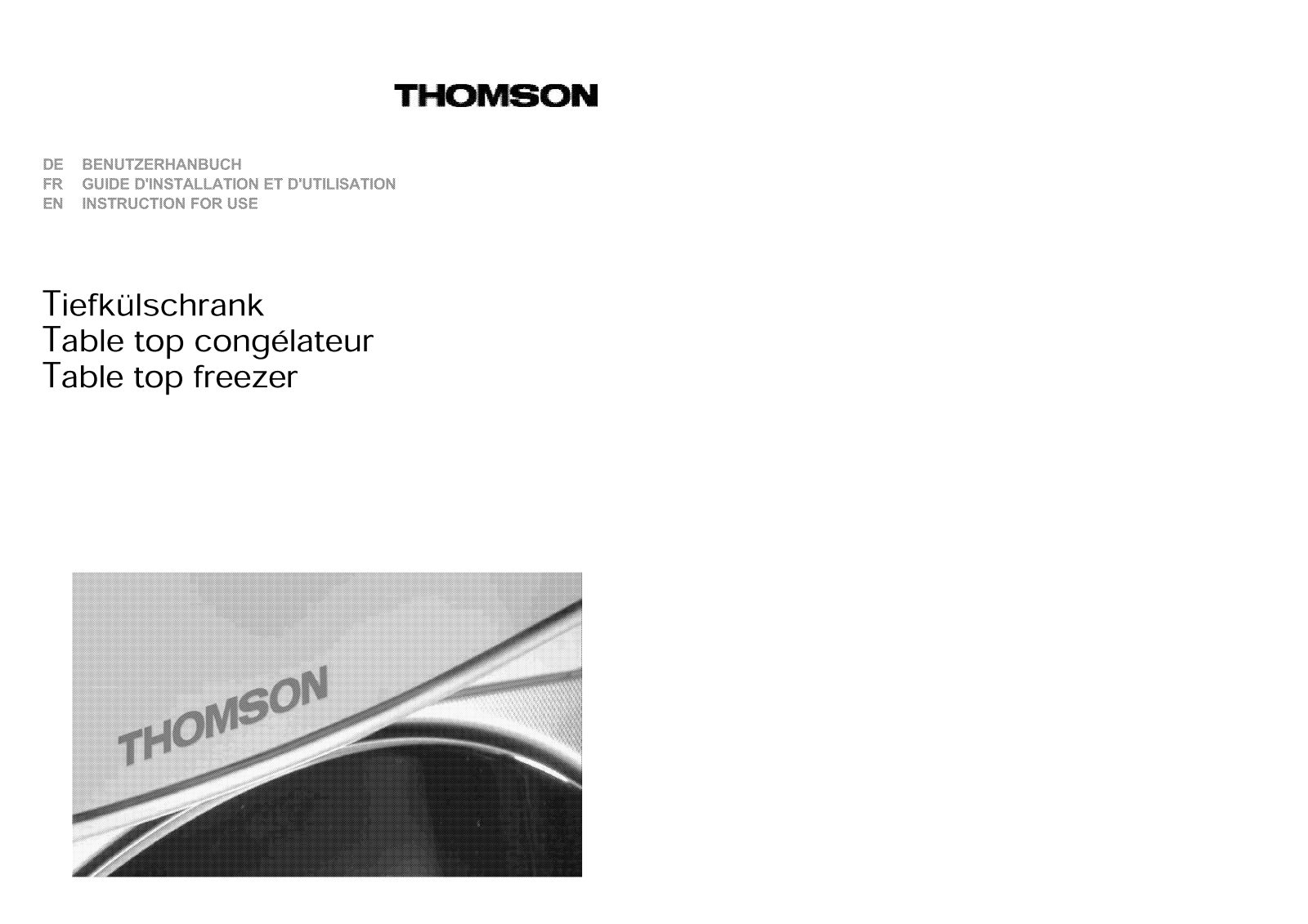 THOMSON TKT100WD User Manual