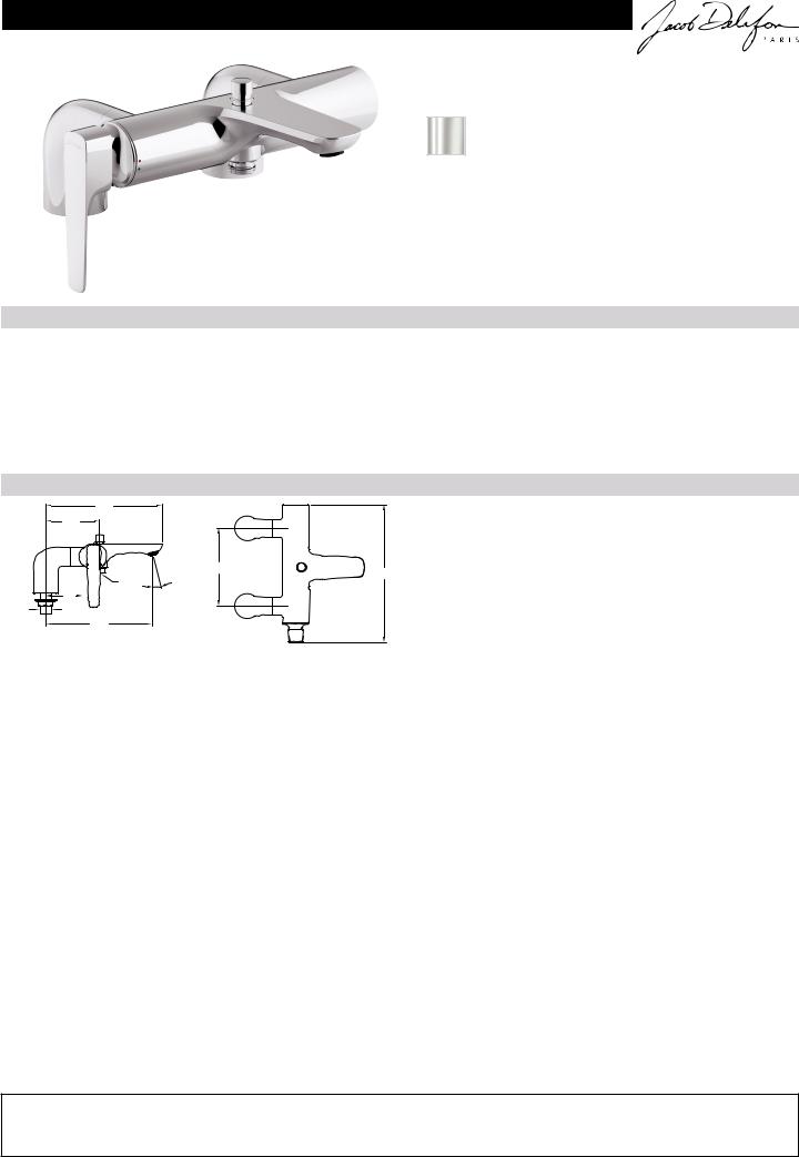 Jacob Delafon ALEO+ E72320-CP Datasheet