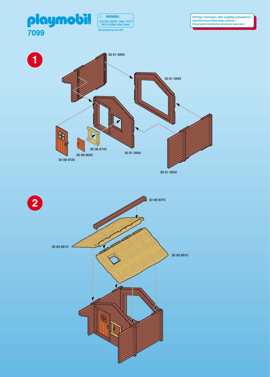 Playmobil 7099 Instructions