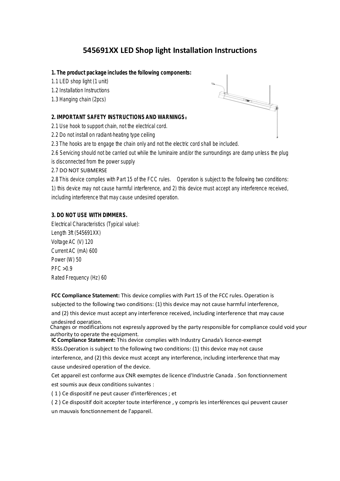 ETI Solid State Lighting 5456912016 User Manual