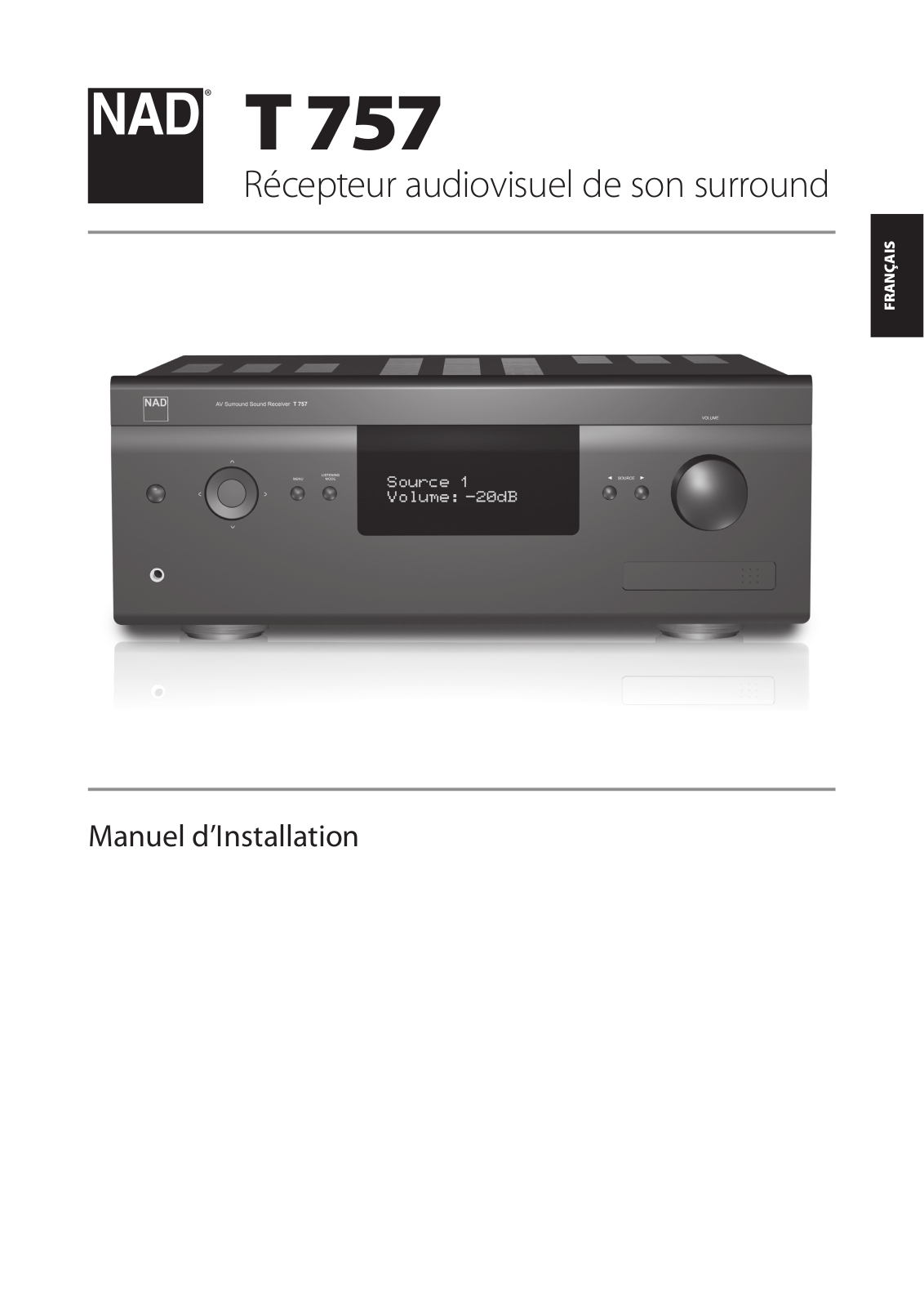 NAD T757V2 User Manual