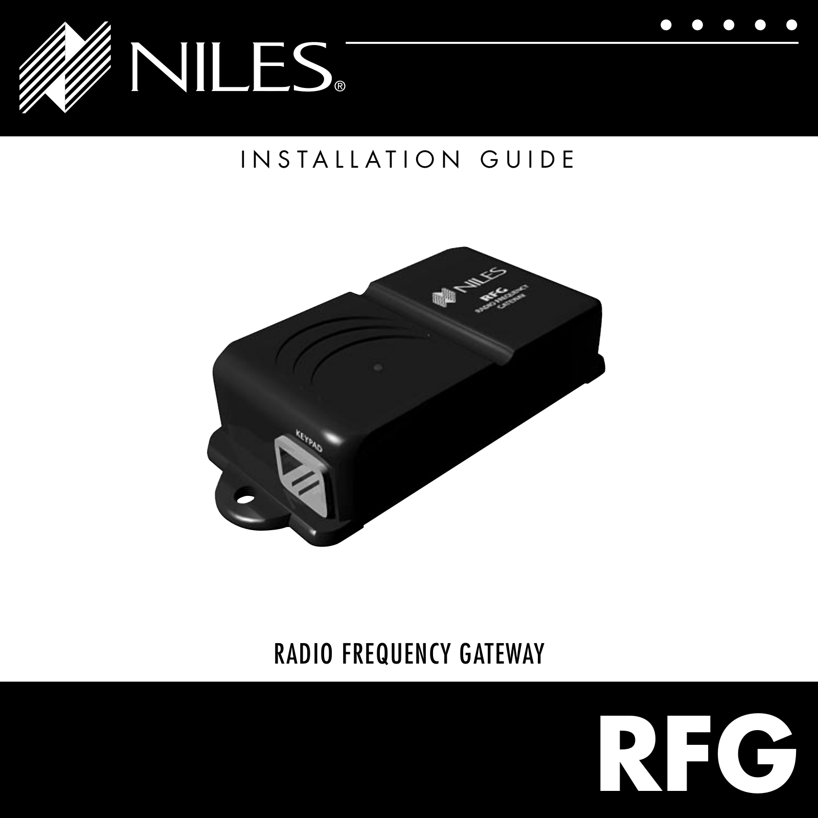 Niles Audio RFG User Manual