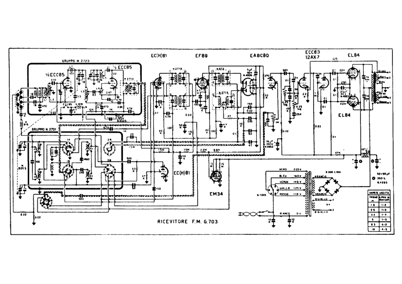 Geloso g703 schematic