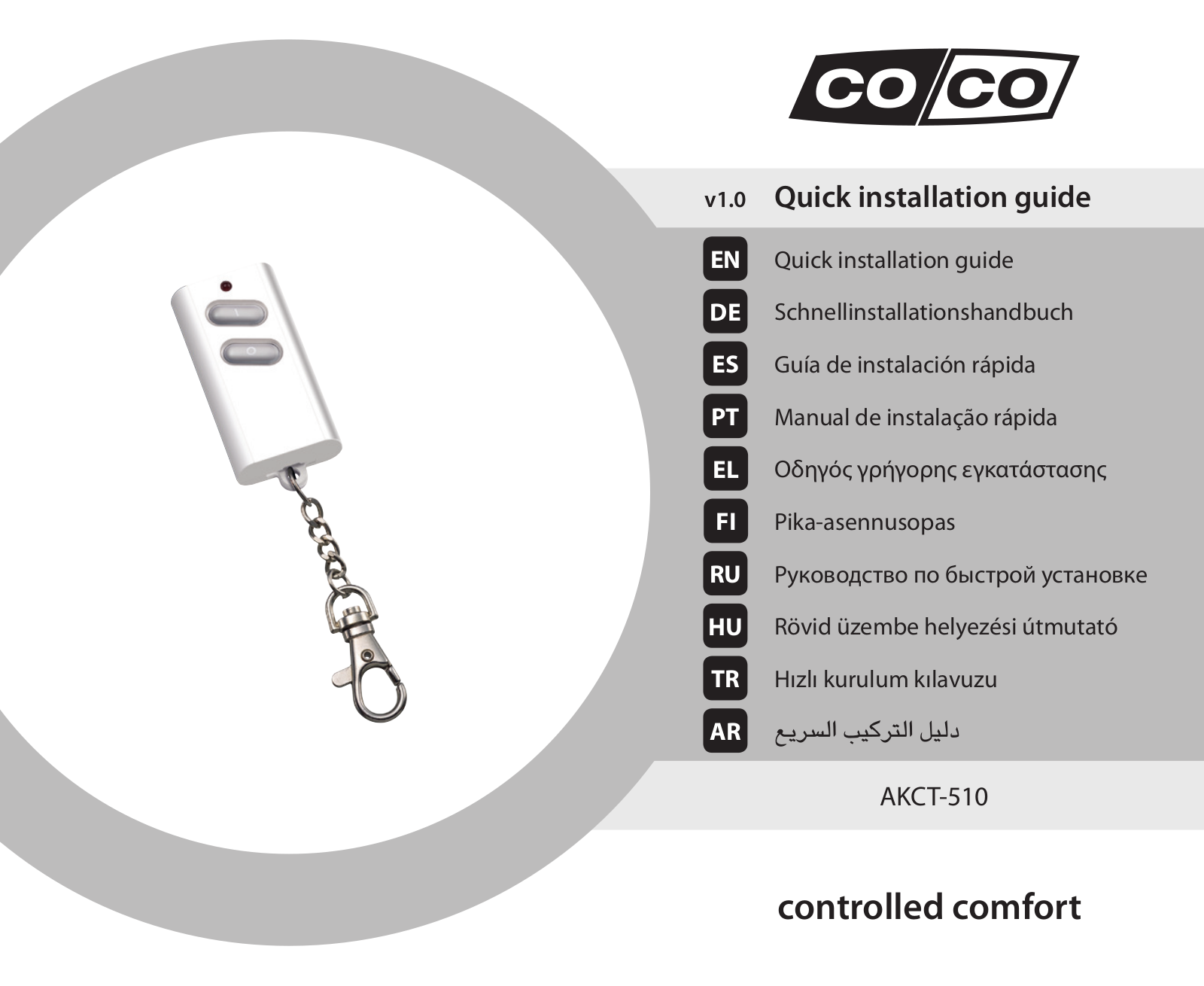 Coco AKCT-510 User Manual