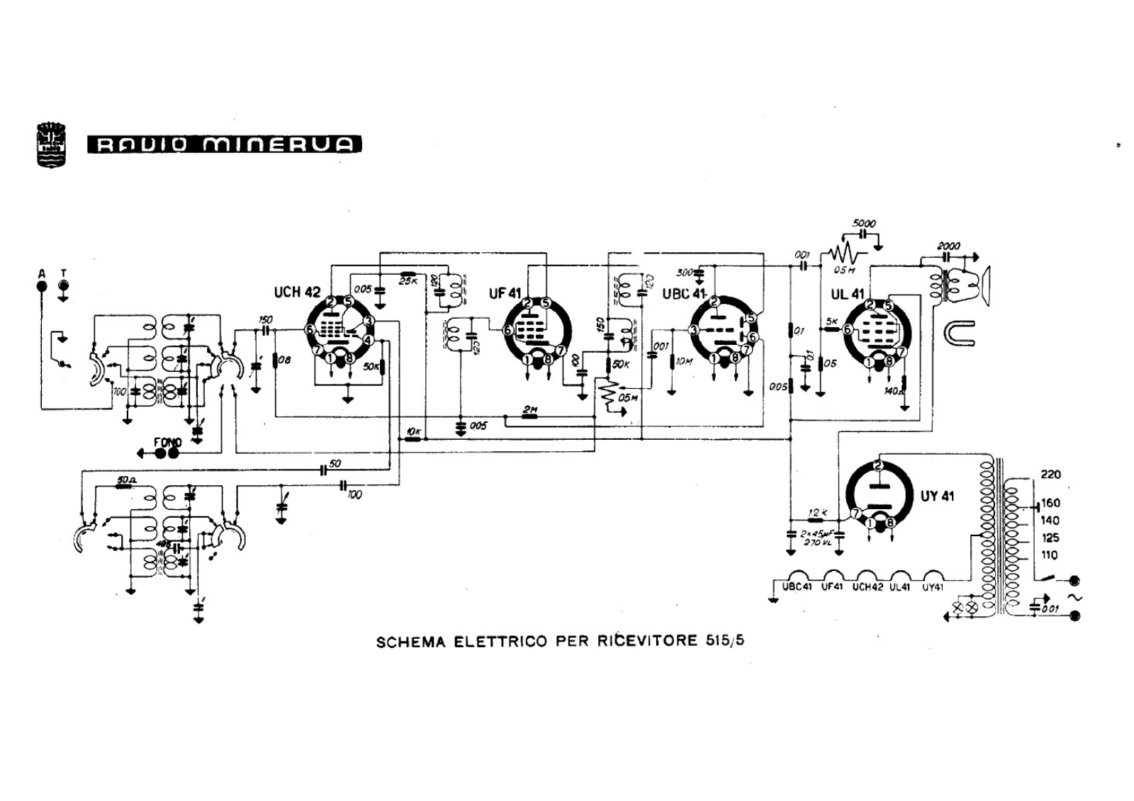 Minerva 515 5 schematic