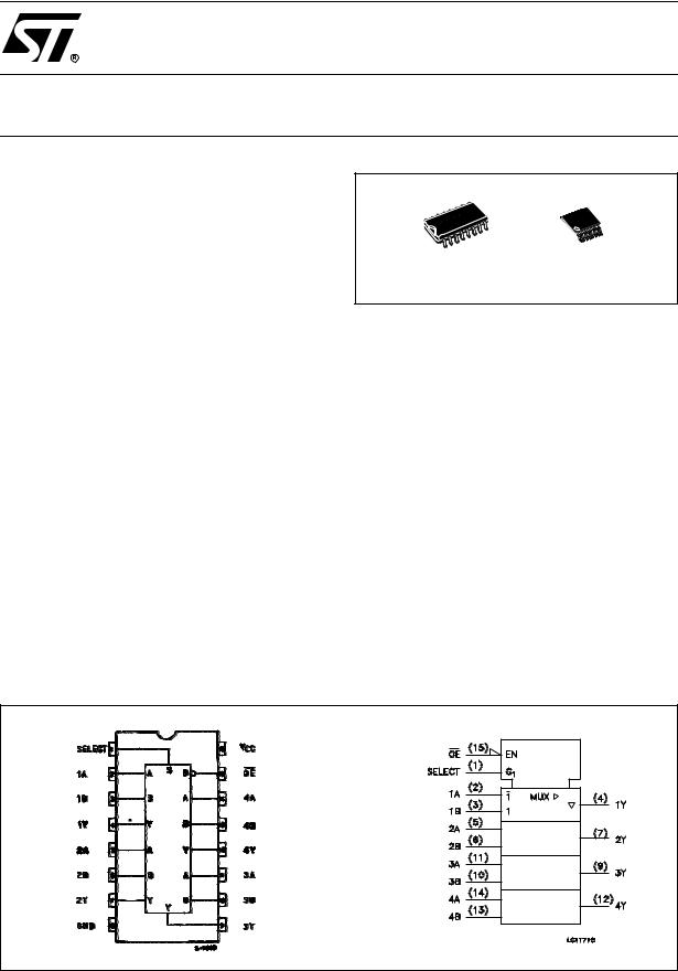 ST 74LCX257 User Manual