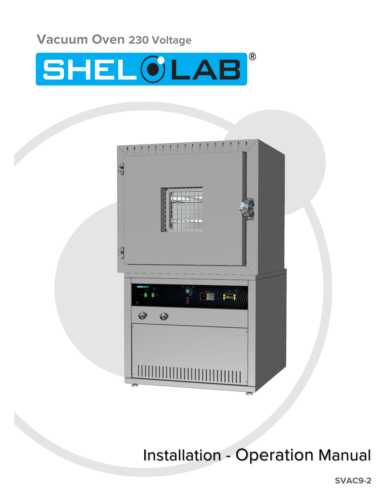 Shel Lab SVAC9-2 User Manual